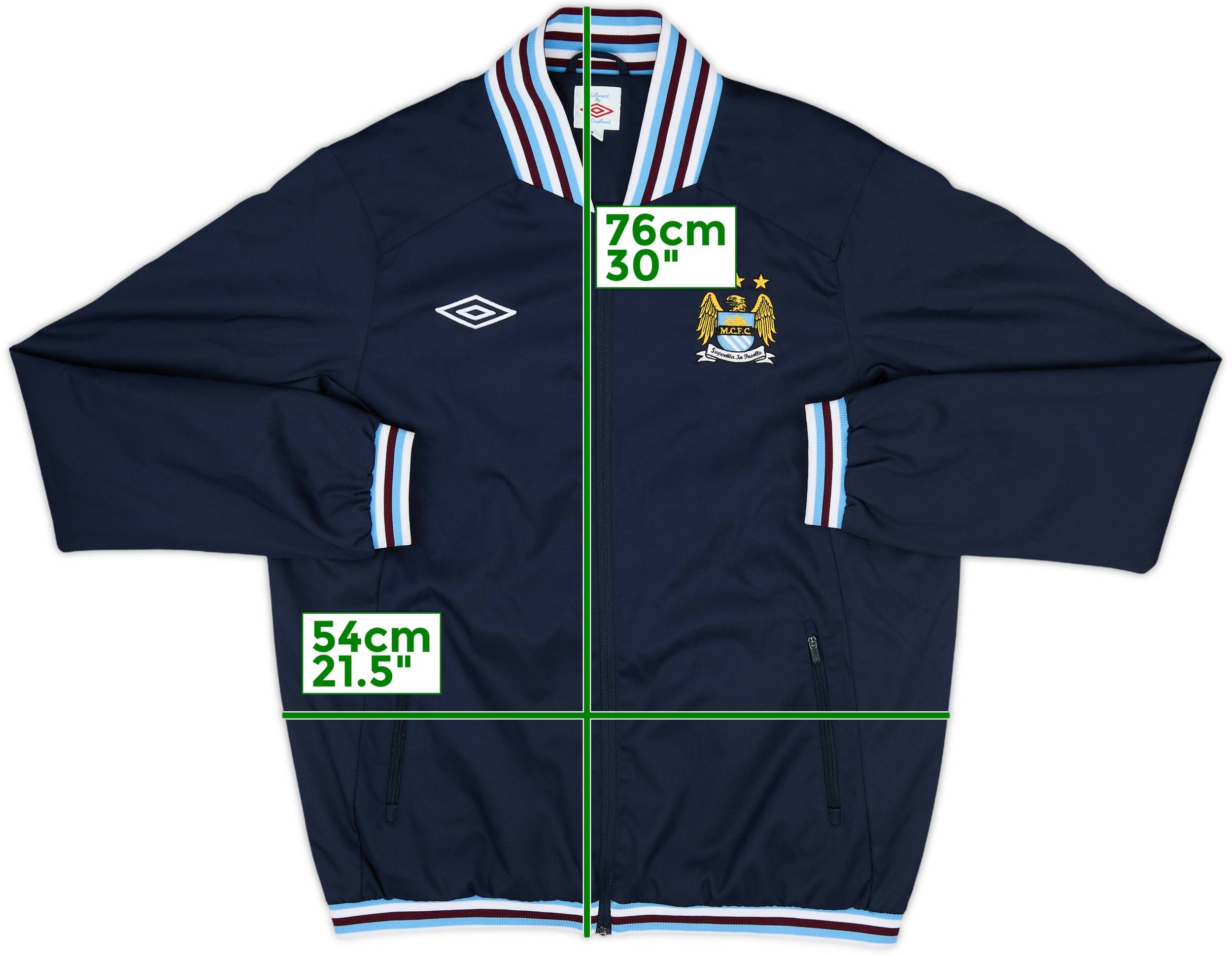 ウェア Umbro Manchester City 2012-13 Manchester City Umbro Track Jacket - 10/10 - (L)