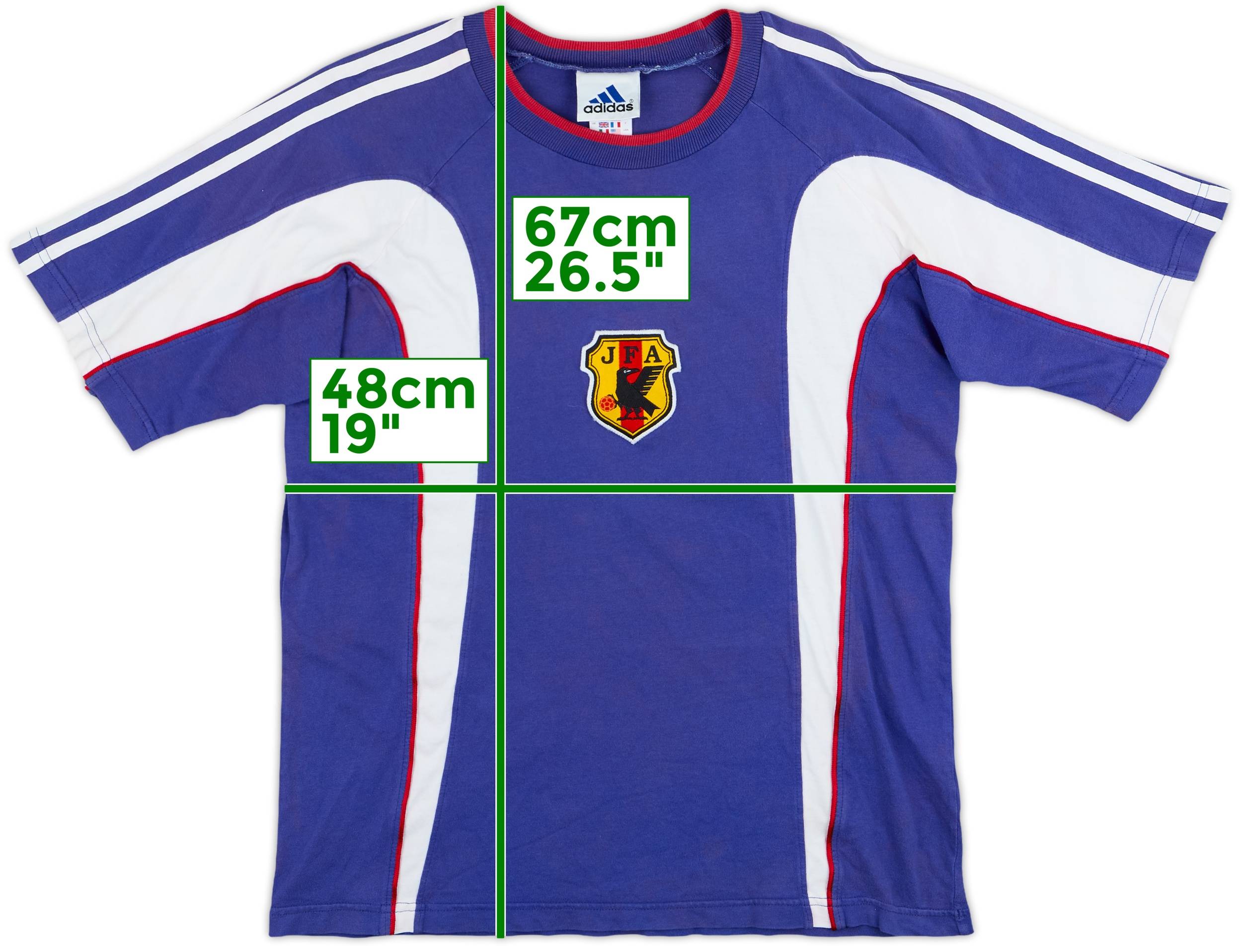 1999-00 Japan adidas Cotton Tee - 5/10 - (M)