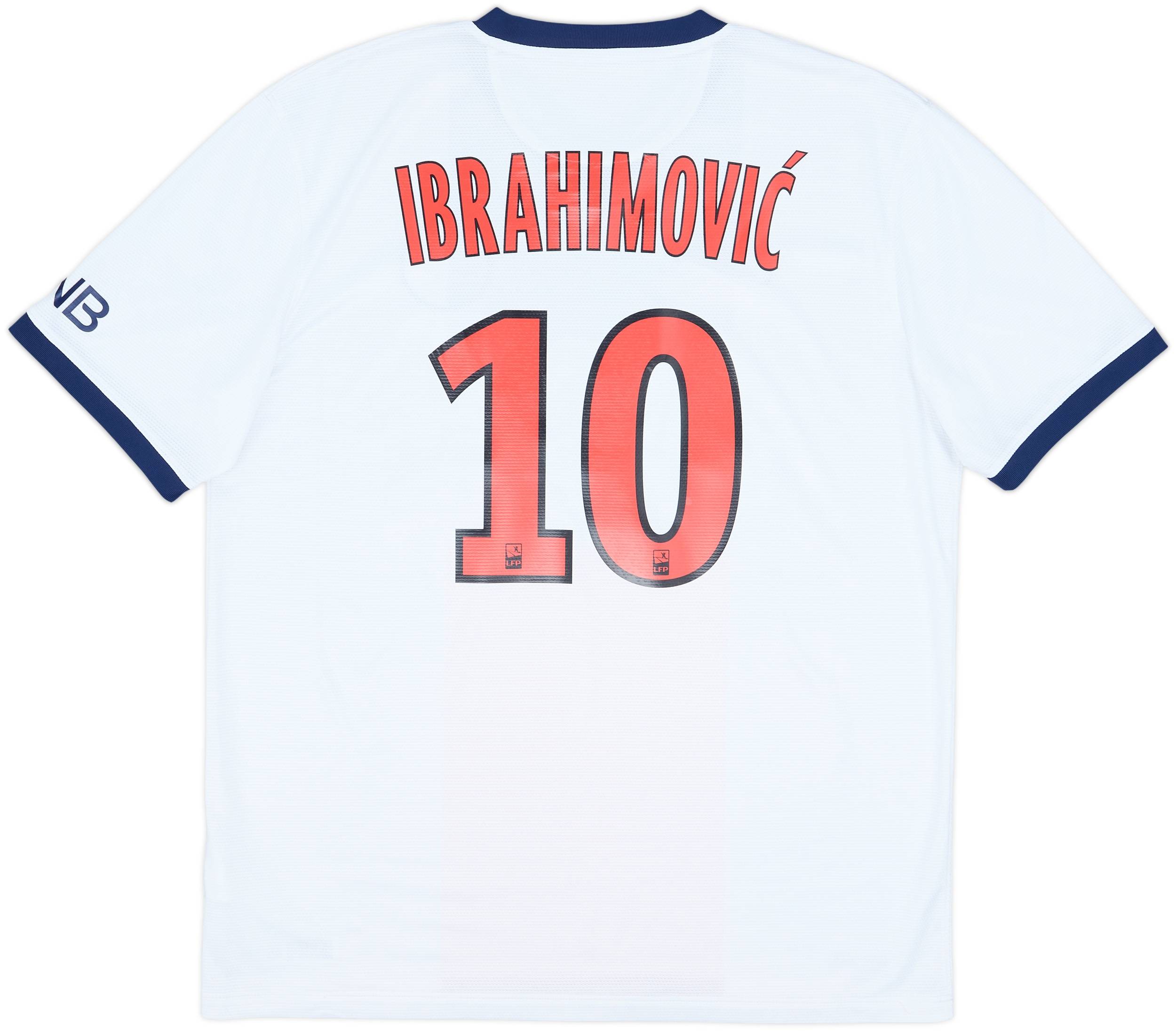 2013-14 Paris Saint-Germain Away Shirt Ibrahimovic #10 - 8/10 - (L)