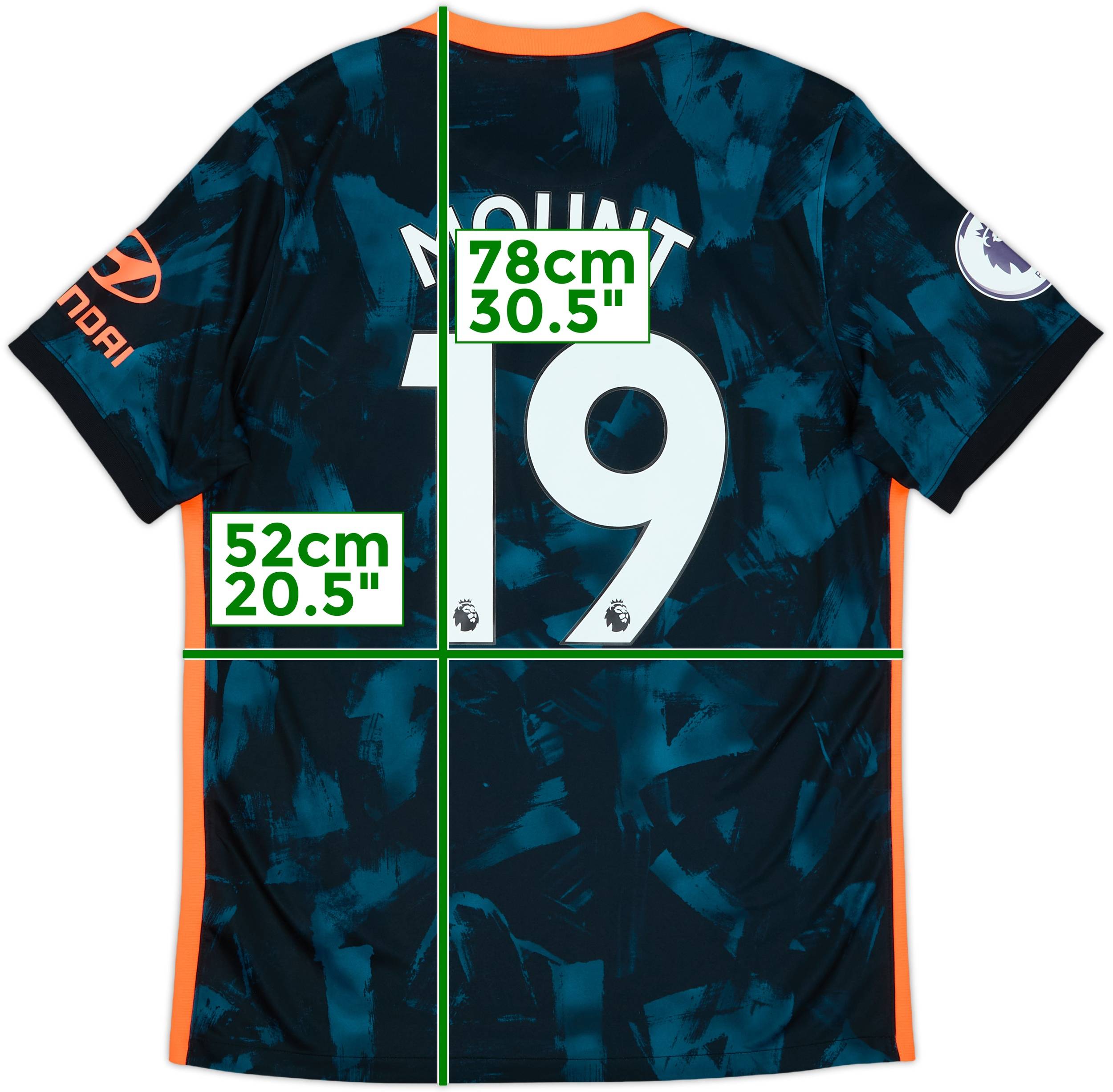 2021-22 Chelsea Third Shirt Mount #19 - 9/10 - (L)