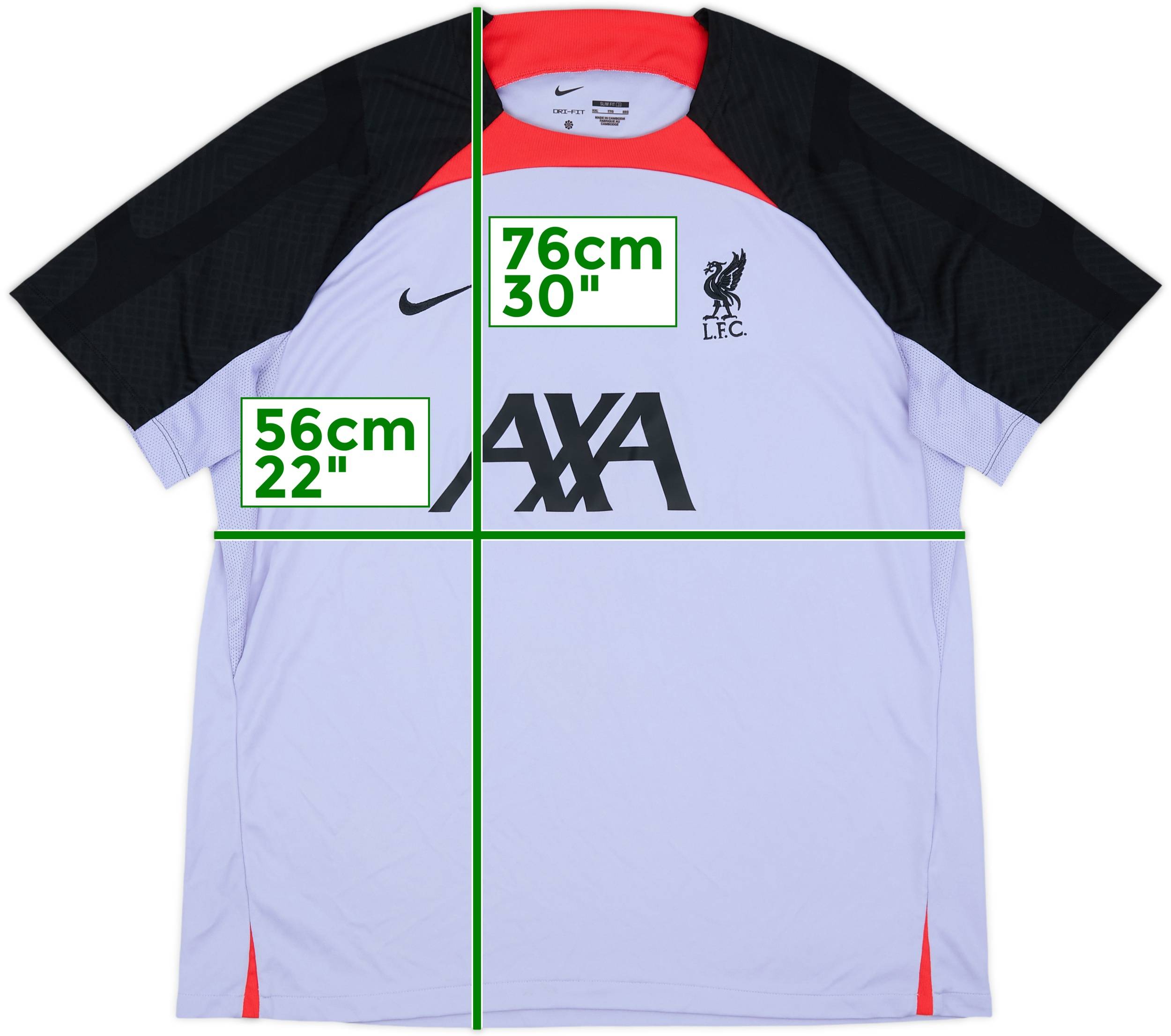 2023-24 Liverpool Nike Training Shirt - 8/10 - (XXL)