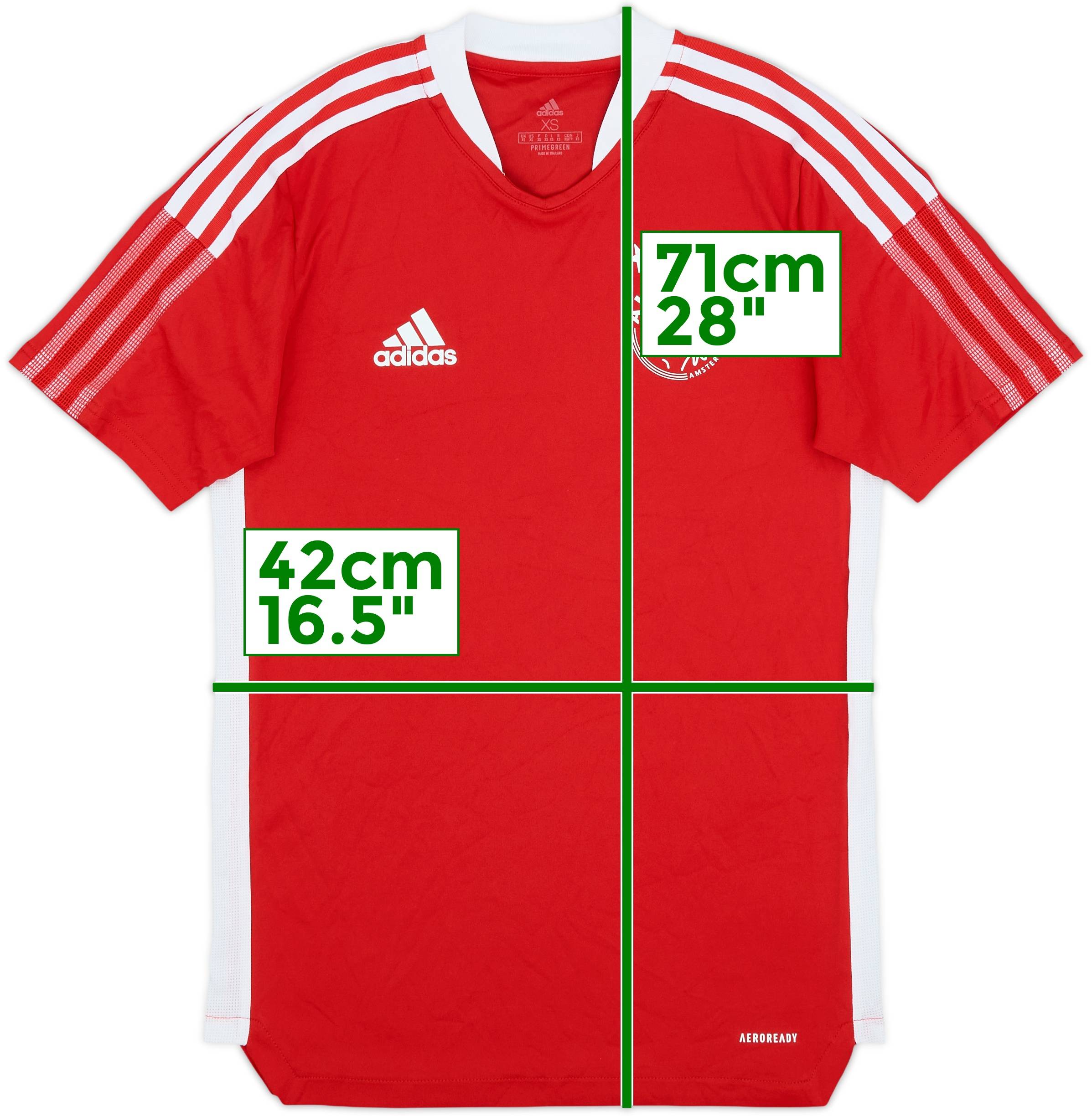 2021-22 Ajax adidas Training Shirt - 10/10 - (XS)