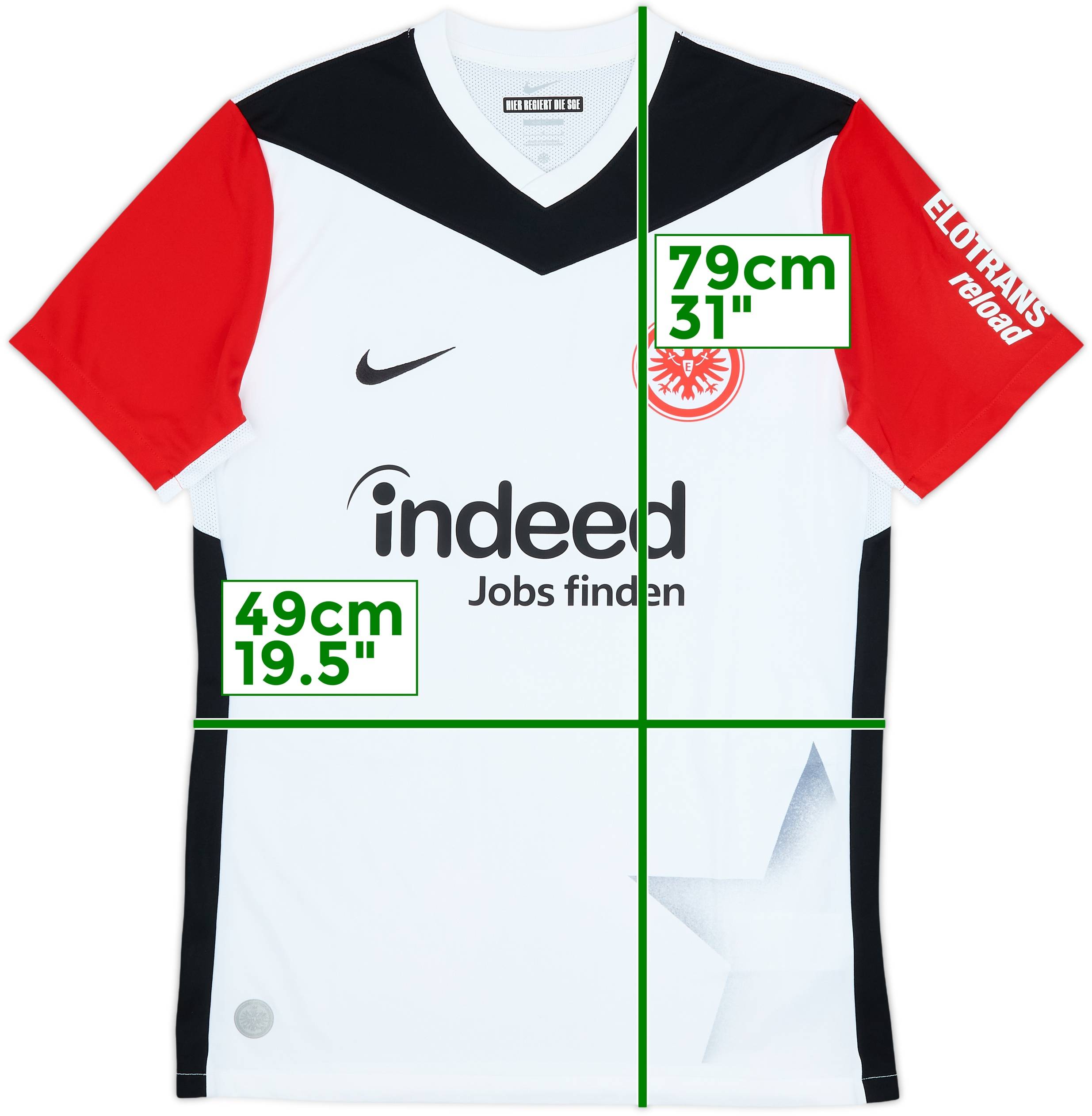 2024-25 Eintracht Frankfurt Home Shirt - 8/10 - (L)