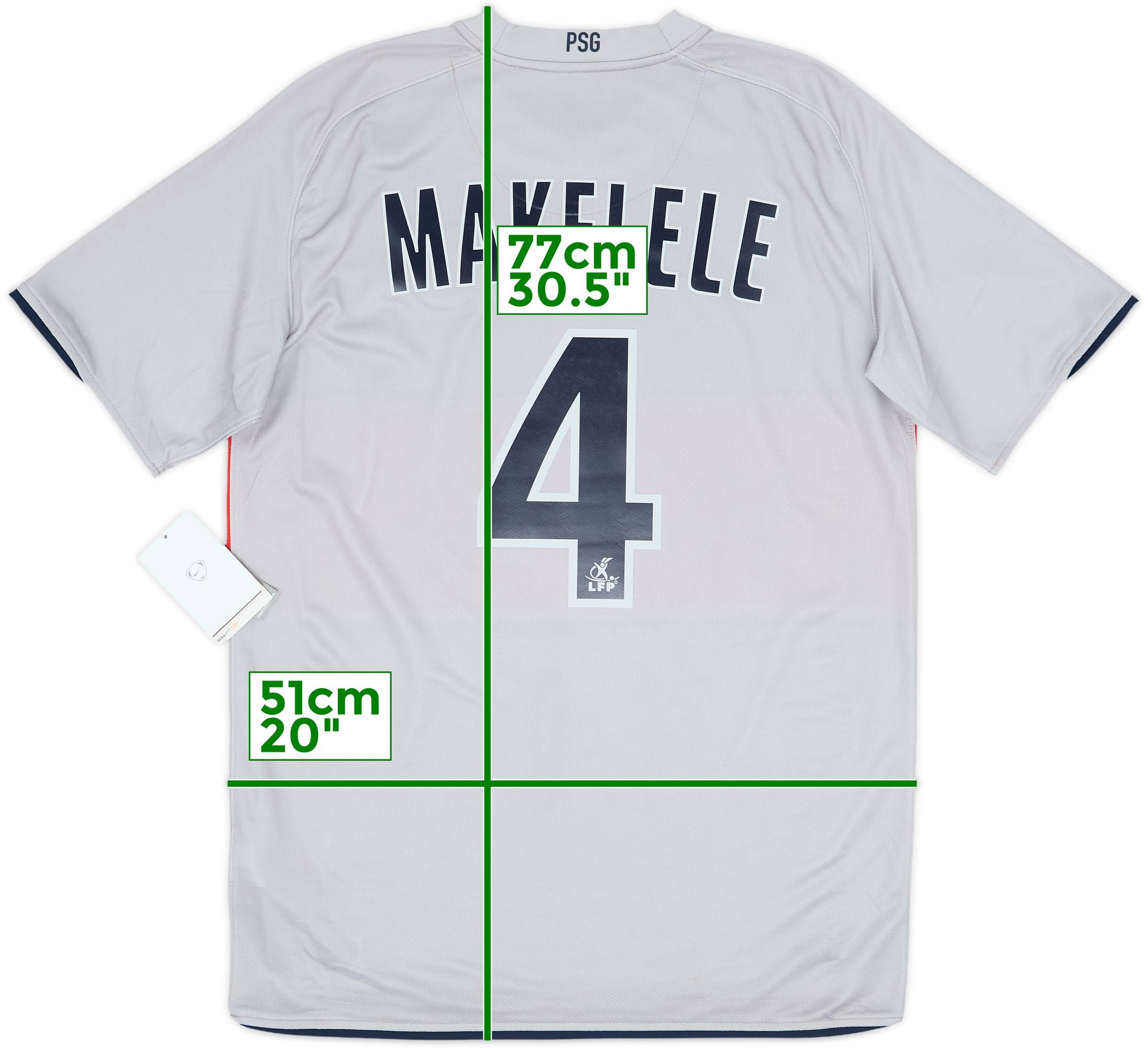 2008-09 Paris Saint-Germain Away Shirt Makelele #4 (S)