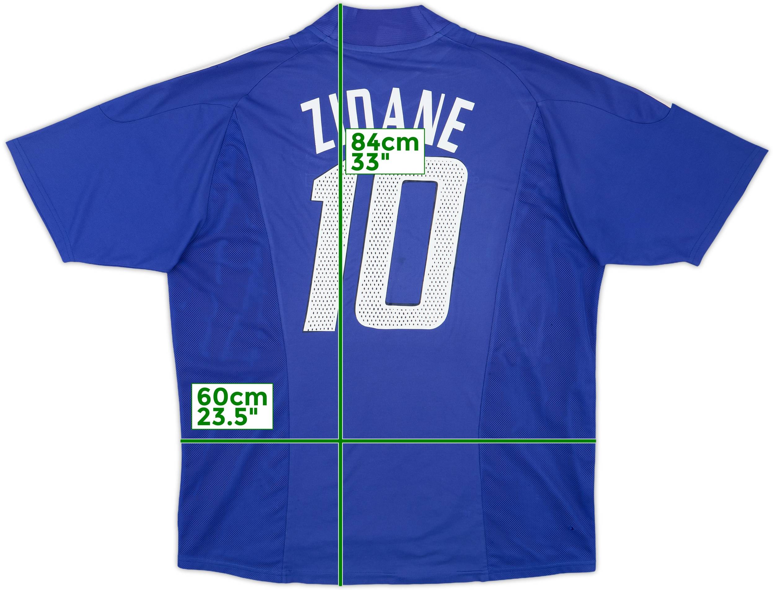 2002-04 France Home Shirt Zidane #10 - 6/10 - (XXL)