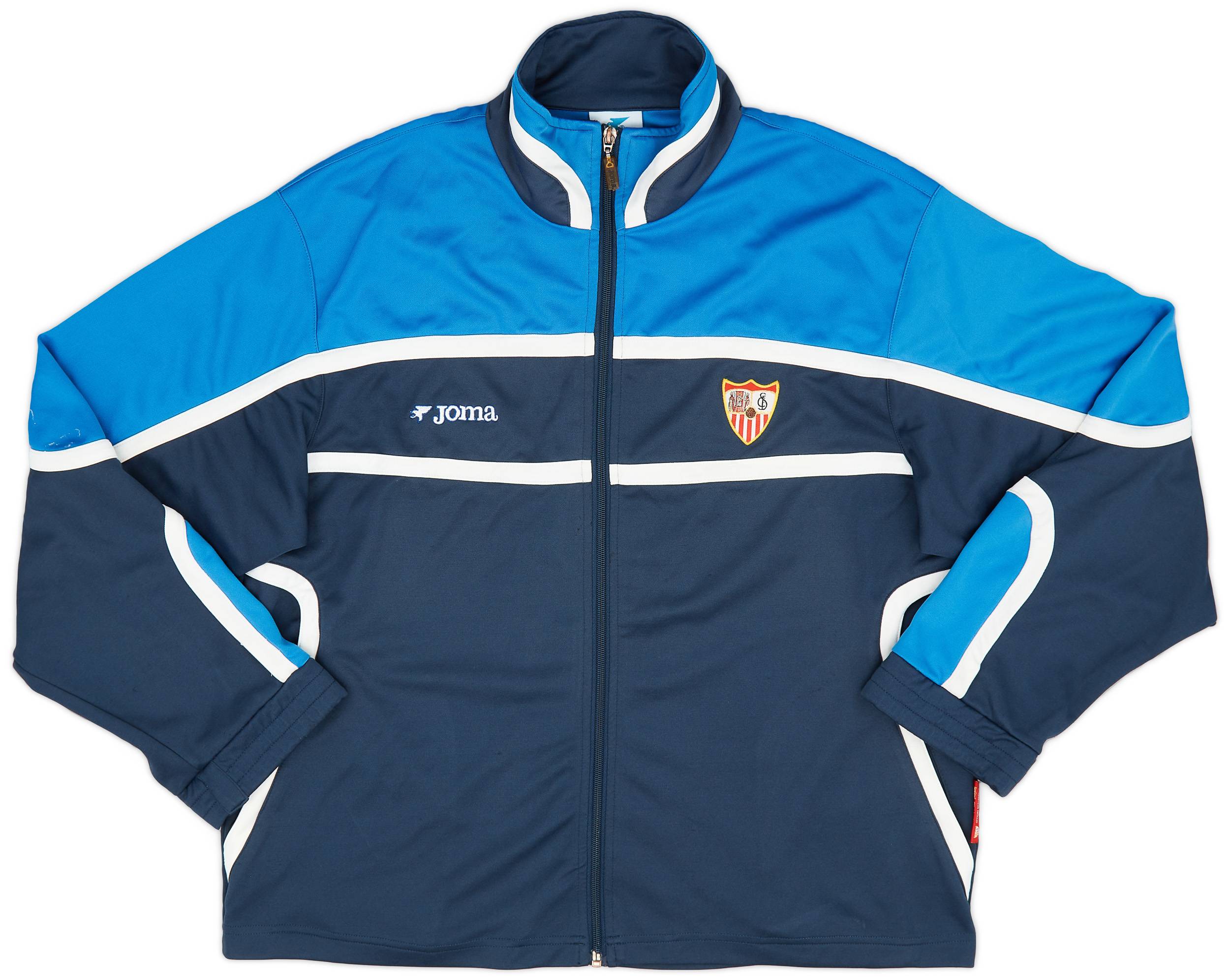 2001-02 Sevilla Joma Track Jacket - 9/10 - (S)