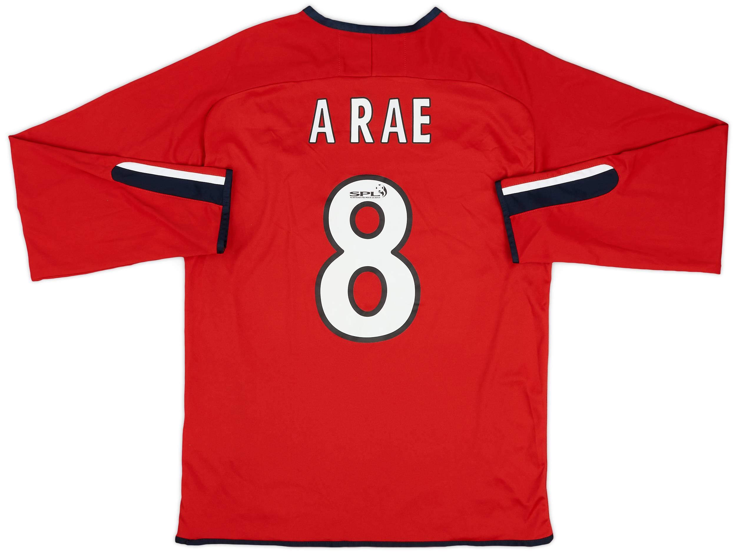 2004-05 Rangers Third L/S Shirt A Rae #8 - 6/10 - (M)
