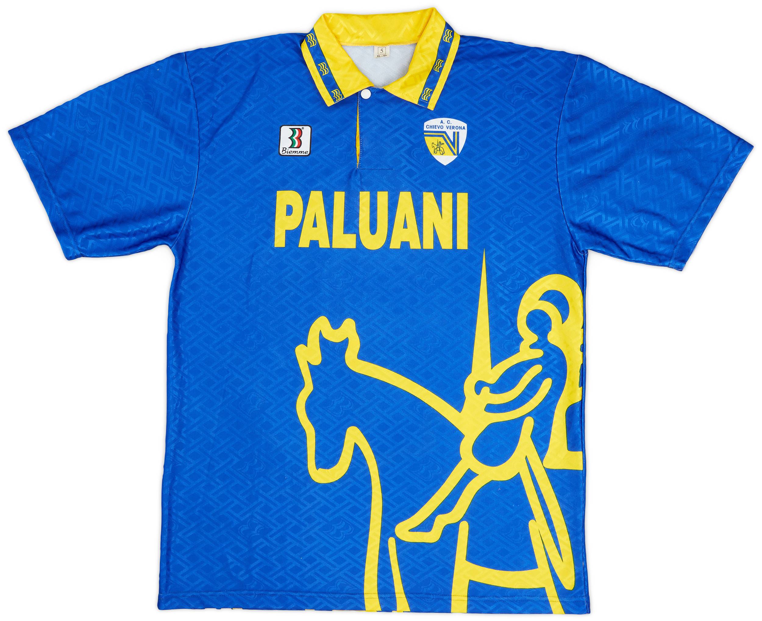 1995-96 Chievo Verona Home Shirt #6 - 9/10 - (XL)