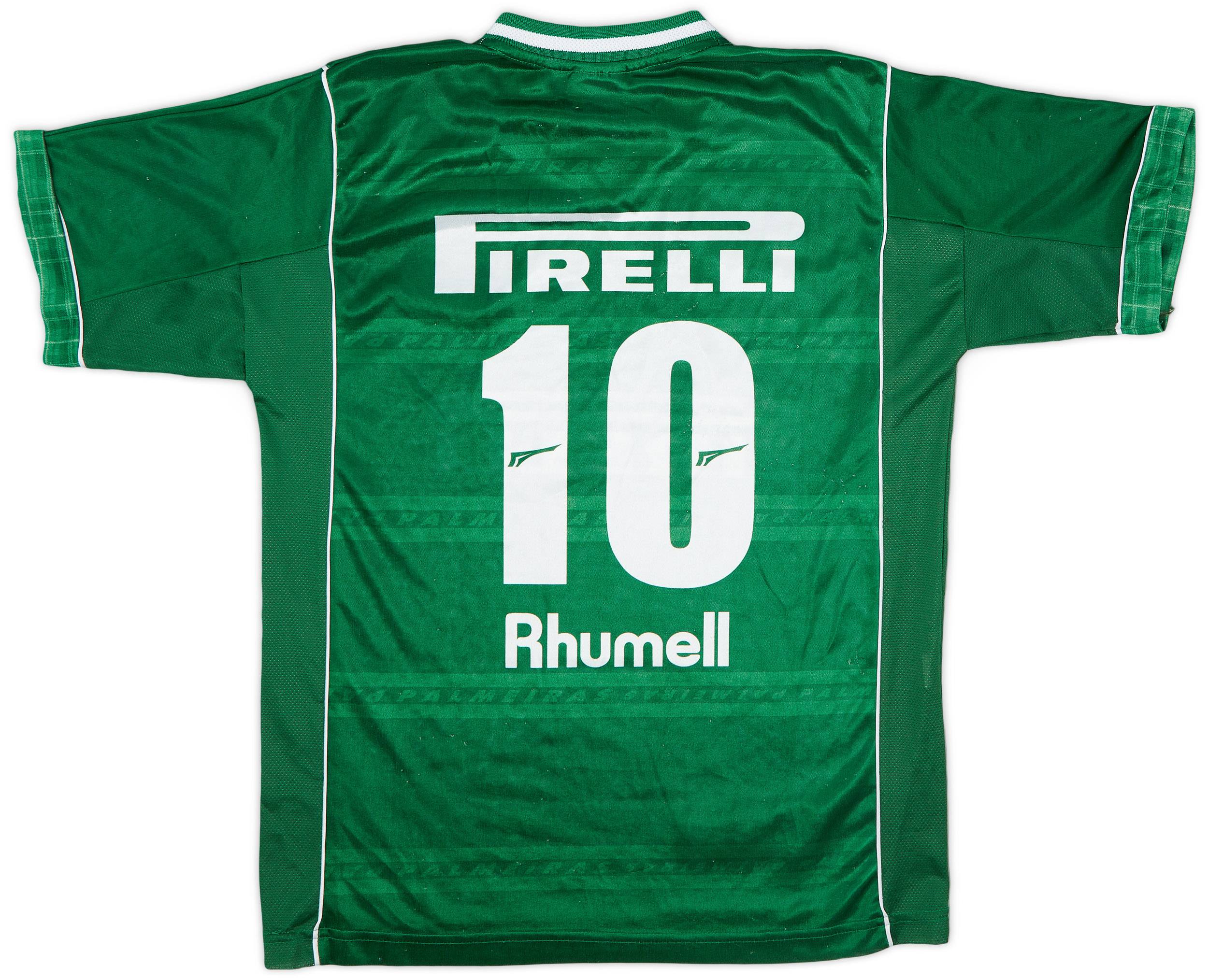 2001-02 Palmeiras Home Shirt #10 - 8/10 - (L)