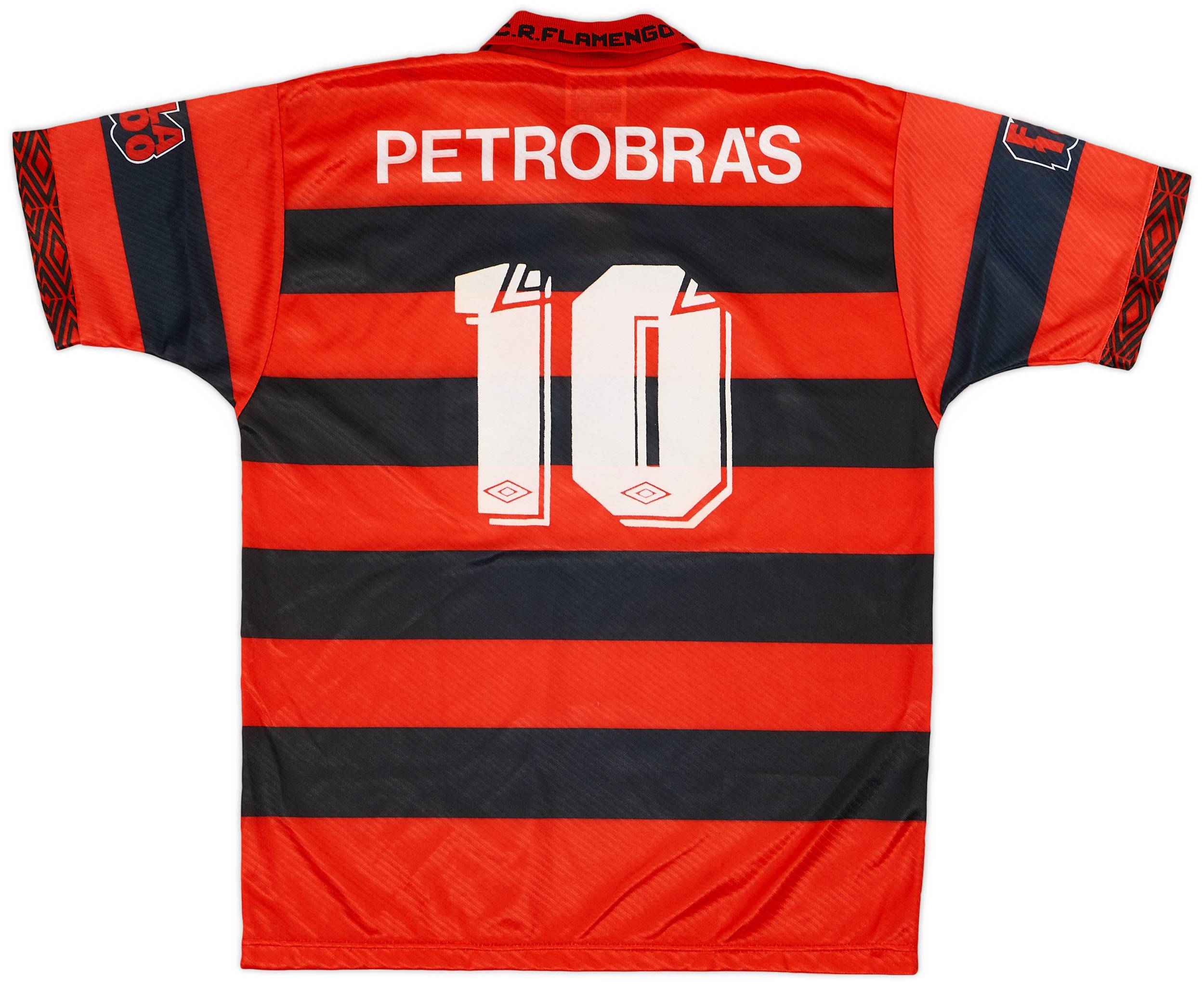 Flamengo Centenary Home Jersey #10 Petrobras Sponsor Large