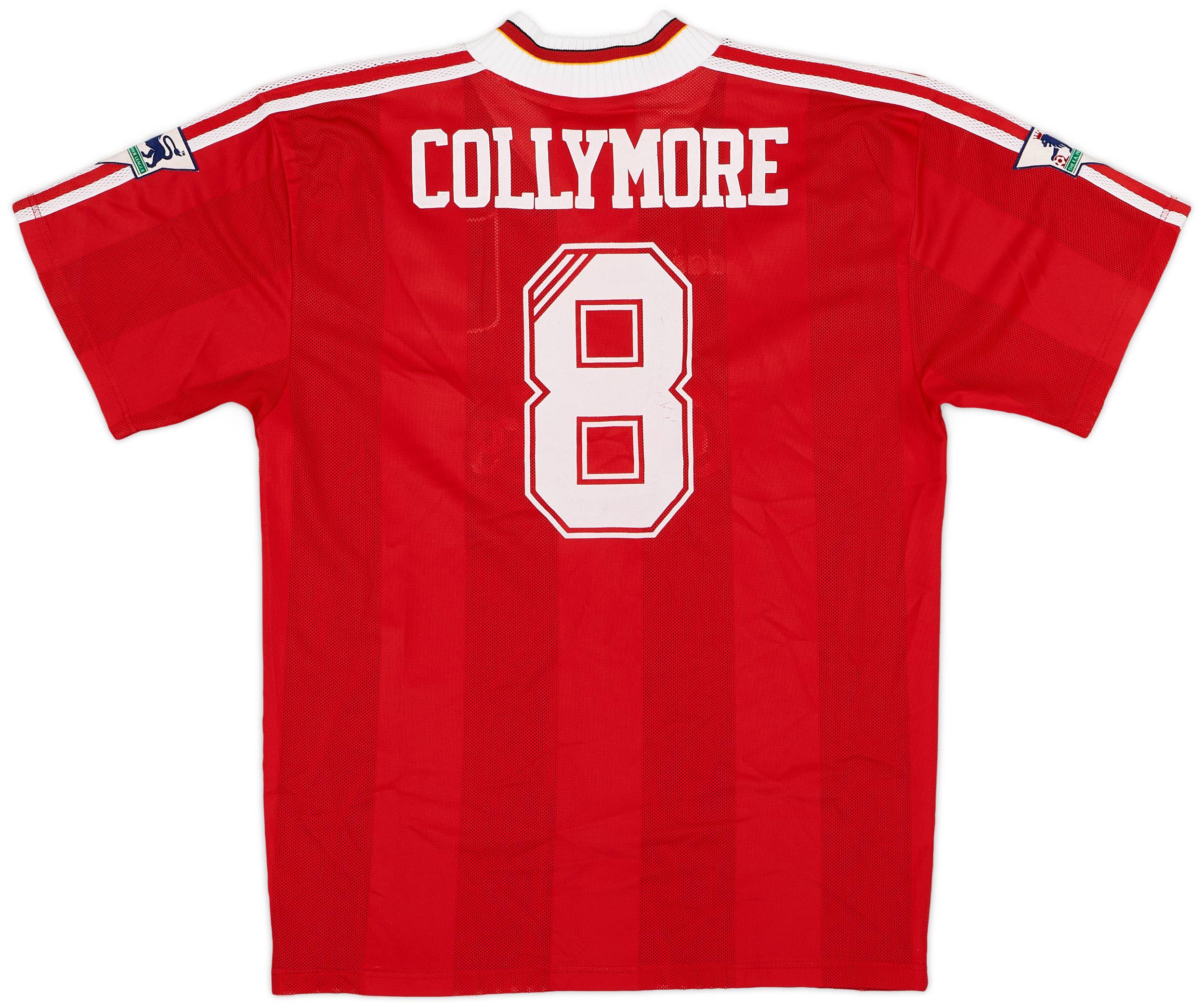 1995 96 Liverpool Home Shirt Collymore 8 8 10 L