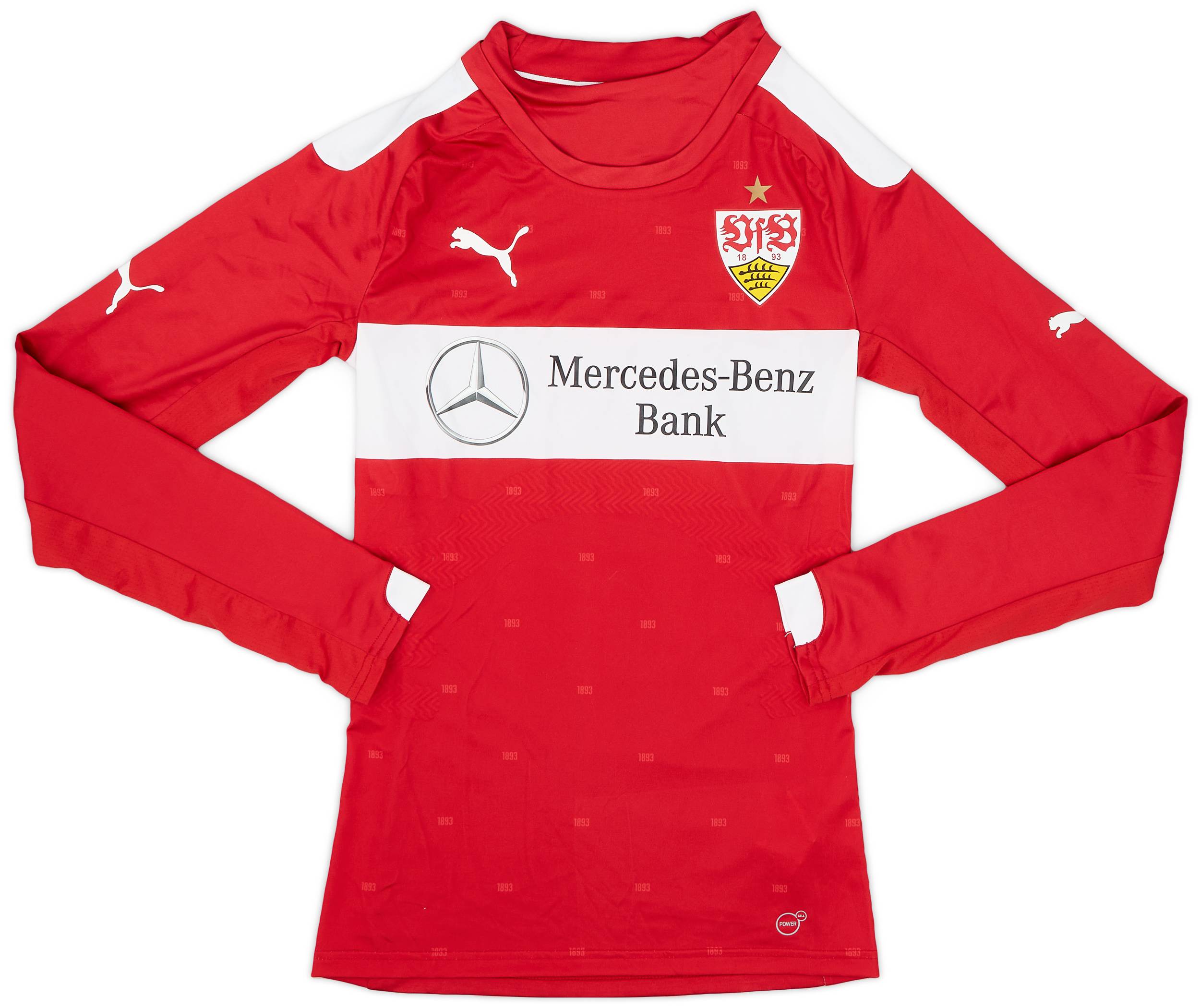 2014-15 Stuttgart Away L/S Shirt - 9/10 - (M)