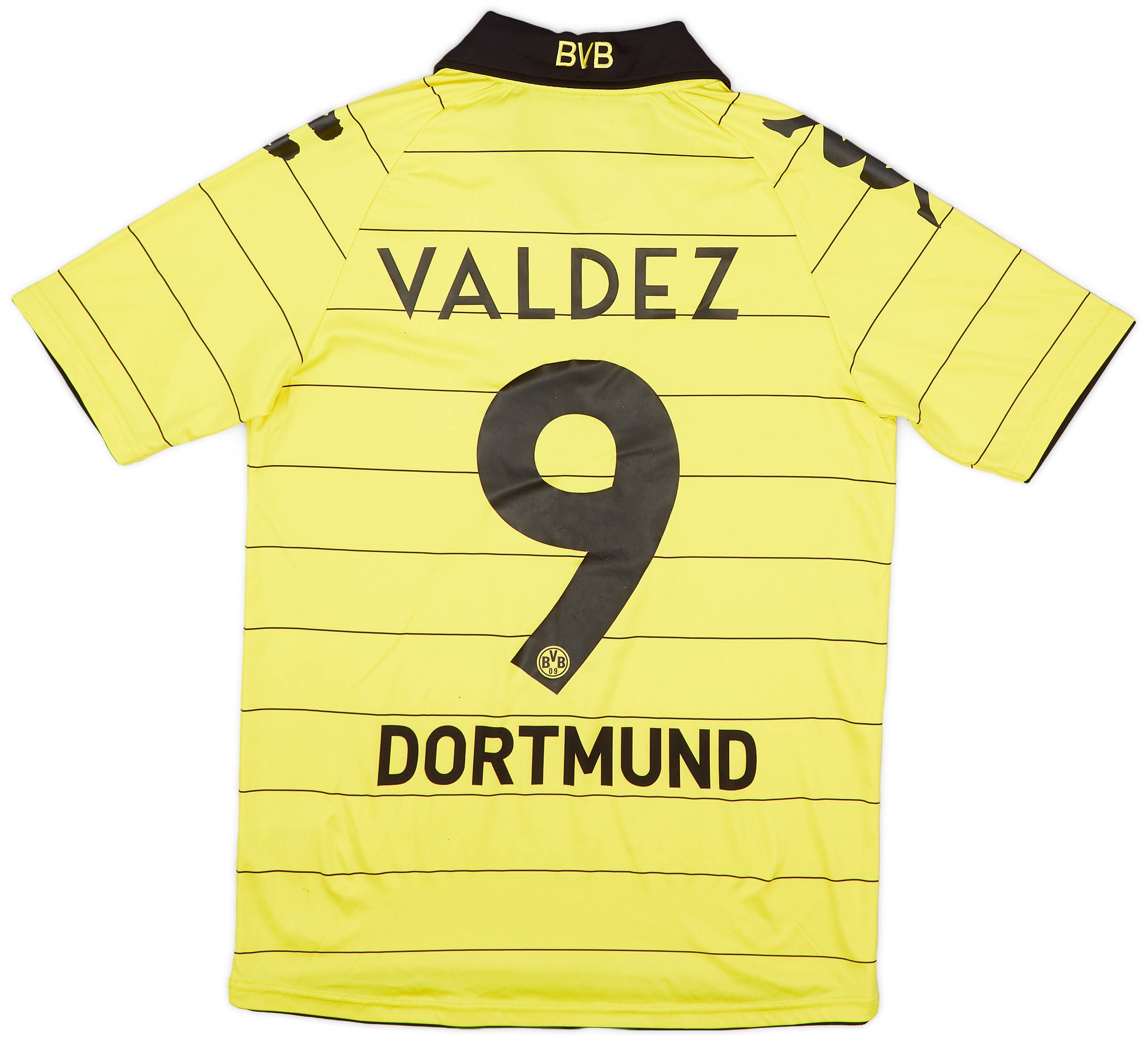 2010-11 Borussia Dortmund Home Shirt Valdez #9 - 7/10 - (S)