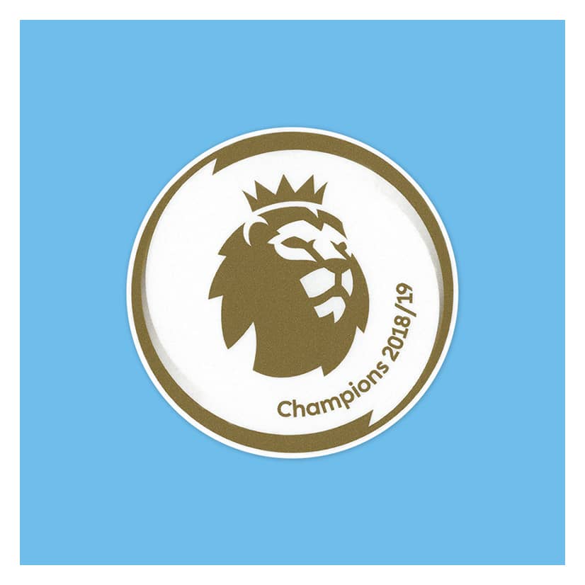2019-20 Manchester City Premier League 18/19 Champions Patch