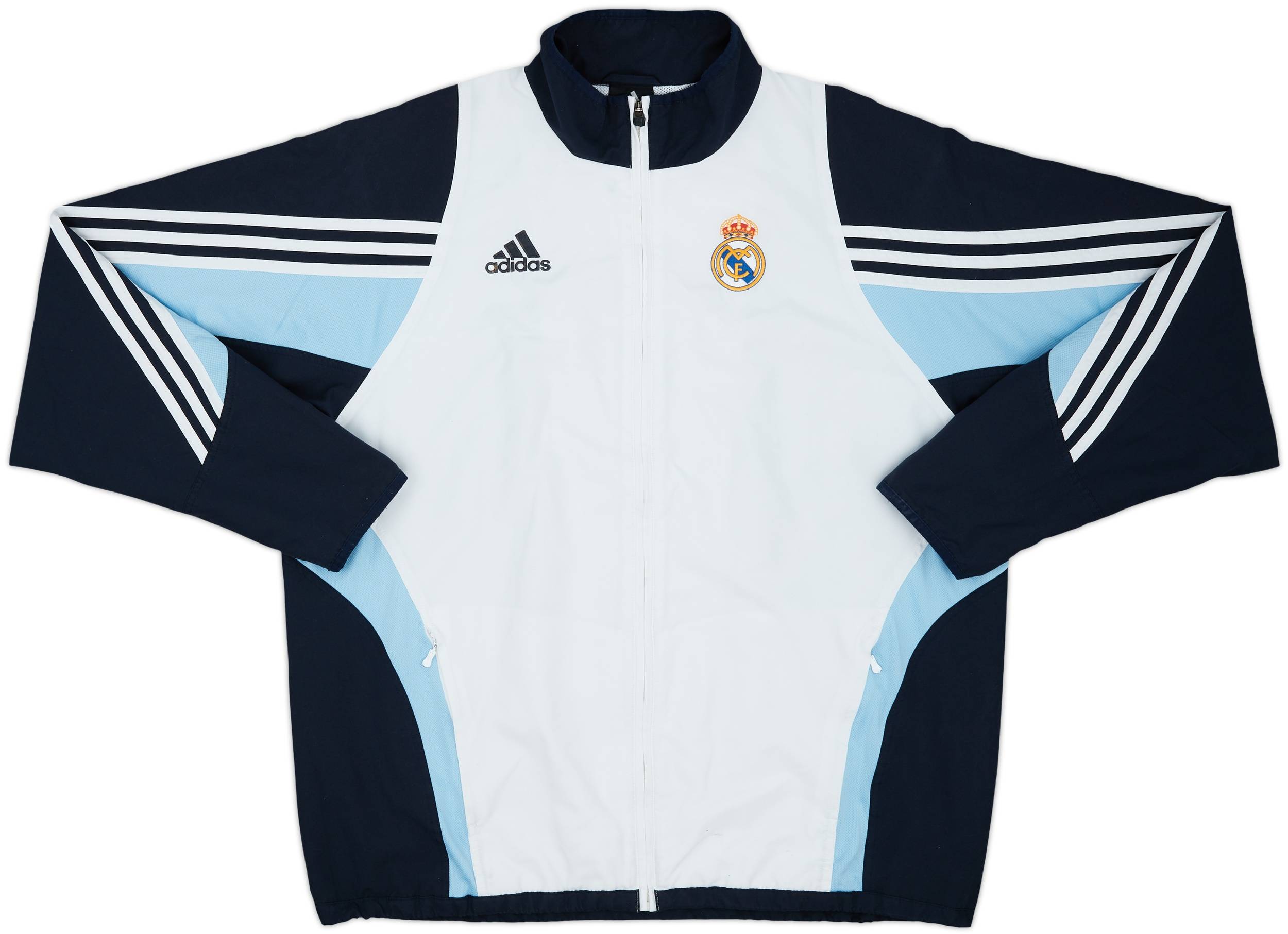 2003-04 Real Madrid adidas Track Jacket - 6/10 - (L/XL)