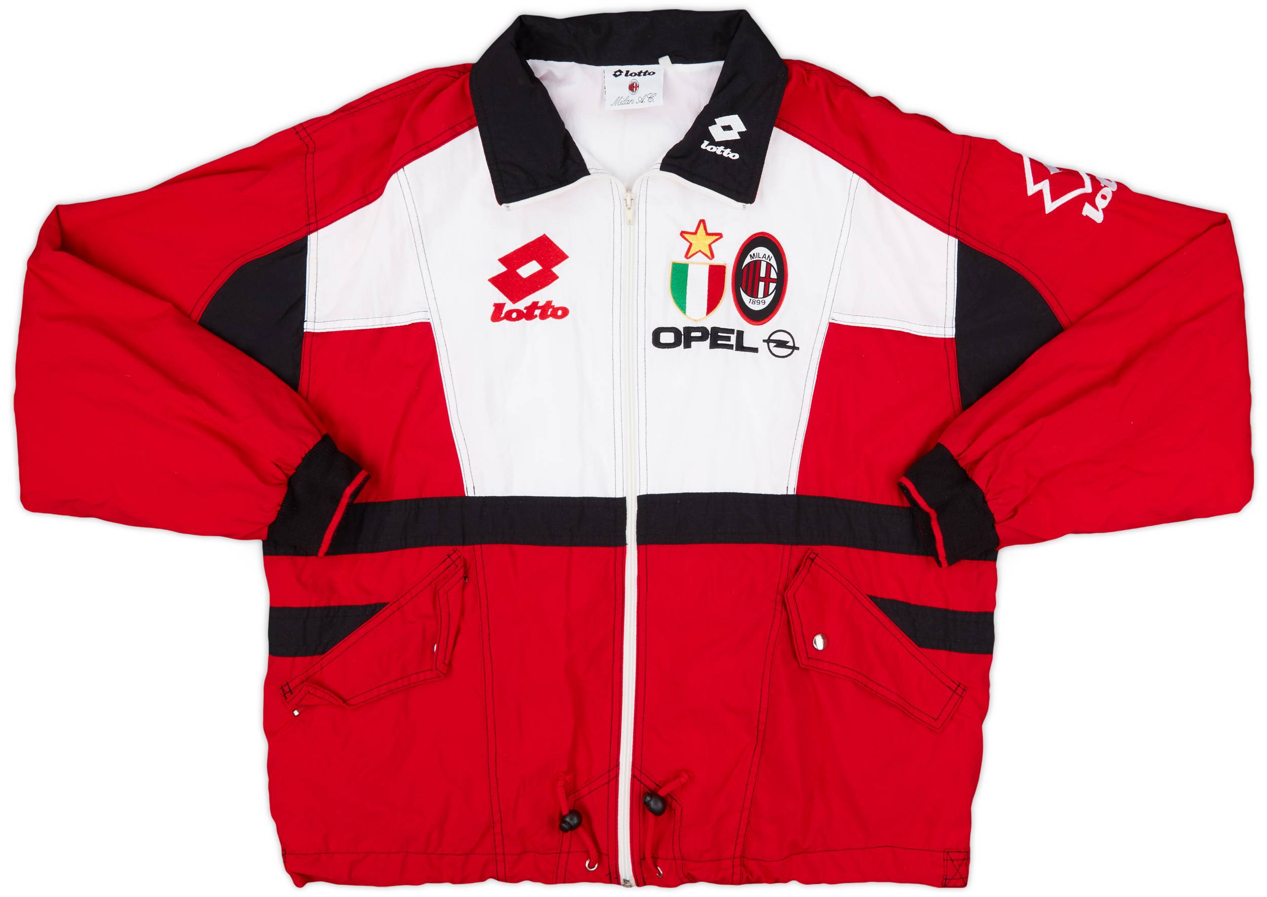 1994-95 AC Milan Lotto Track Jacket - 9/10 - (XL)