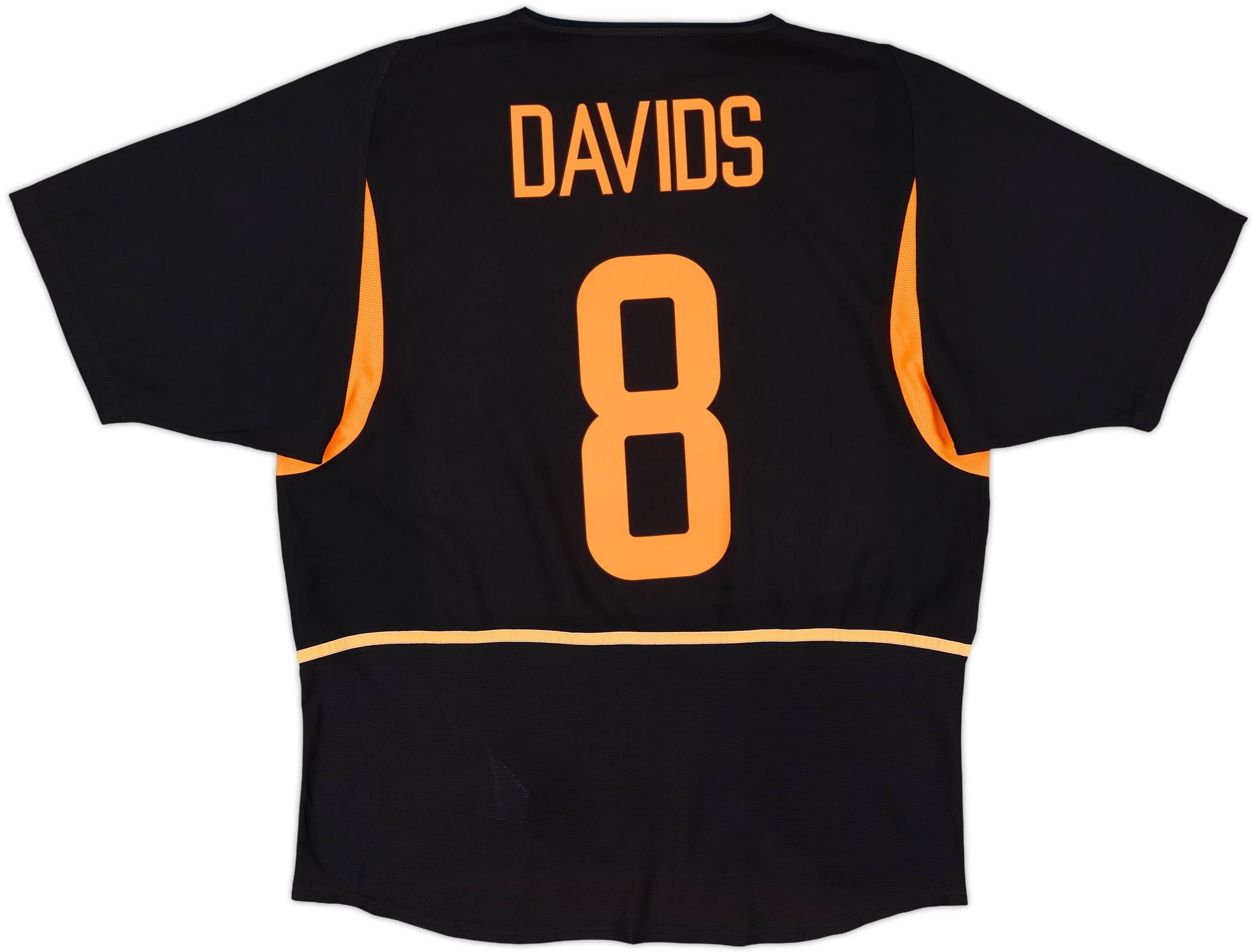 最終値下げ #8 Davids Shirt Away Netherlands 2002-04 - (L) - 8/10 ウェア