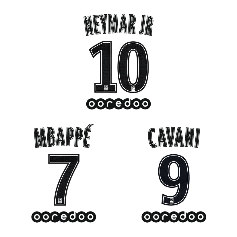 2019-20 Paris Saint-Germain Away Name Set