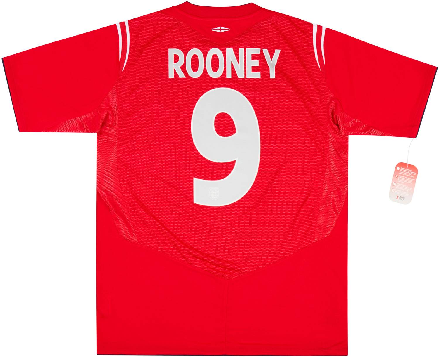 2004-06 England Away Shirt Rooney #9