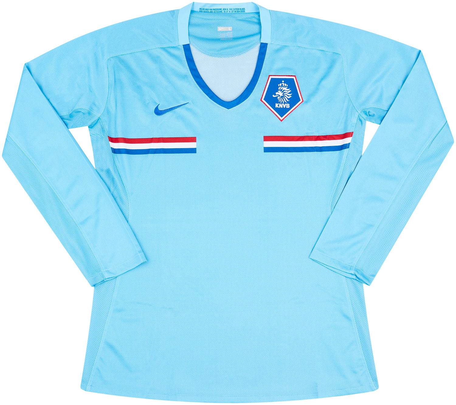 2008-09 Netherlands Player Issue Away L/S Shirt Women's (L)