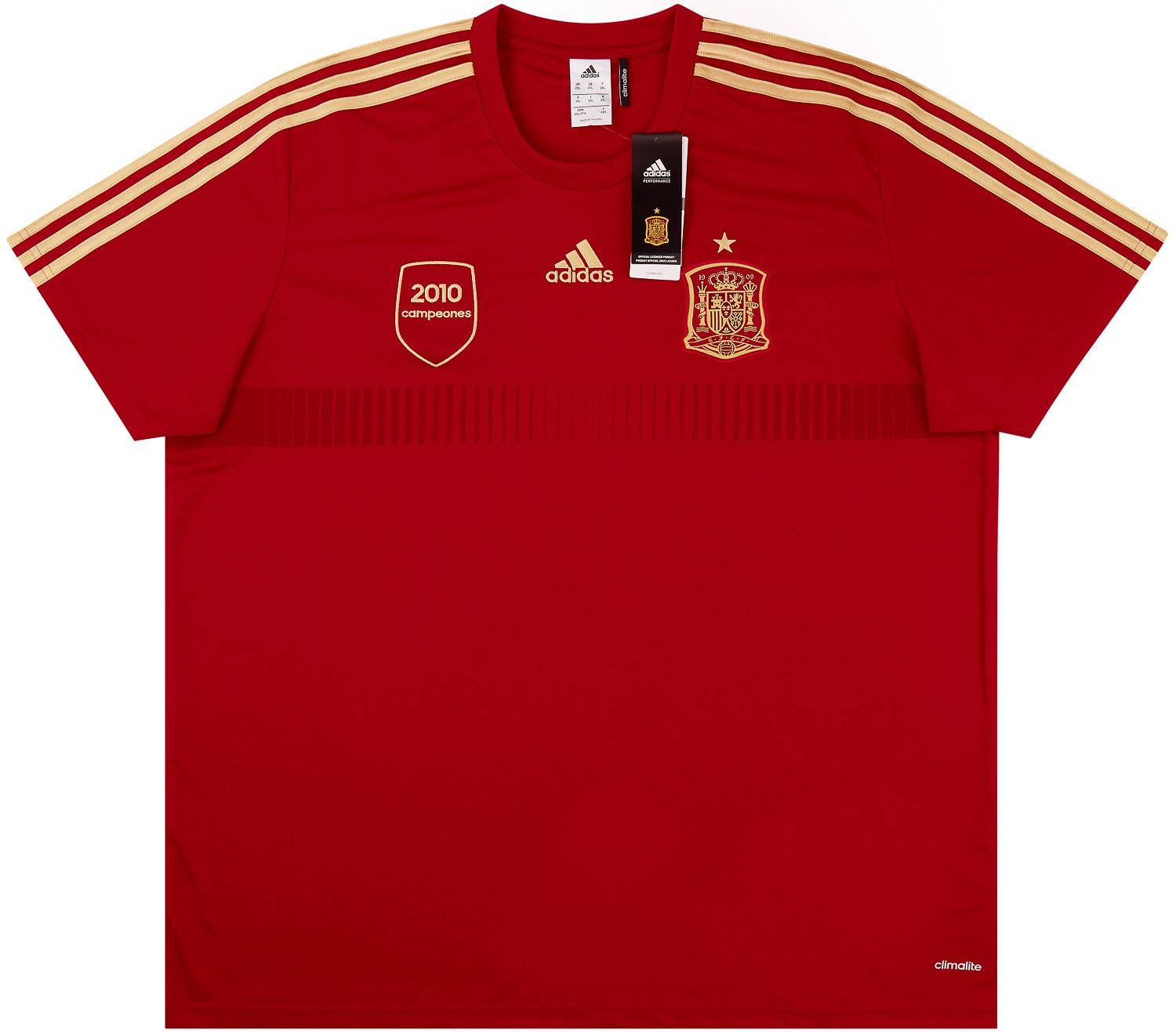 2013-15 Spain Campeones Training Shirt - NEW