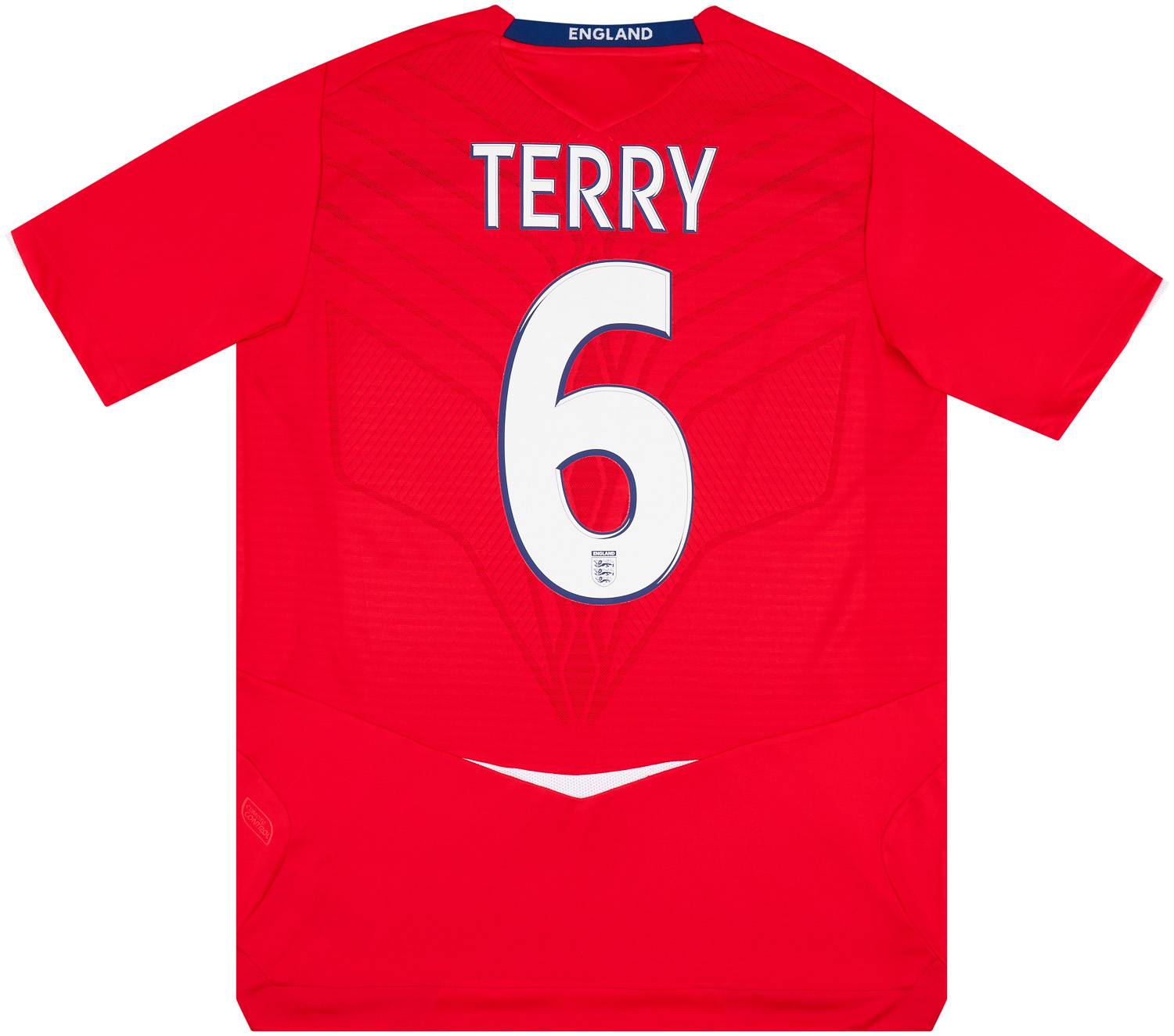 ￼サッカー、イングランド　TERRY 6番 2006-08 England Away Shirt Terry #6 - 6/10 - (XL.Boys)