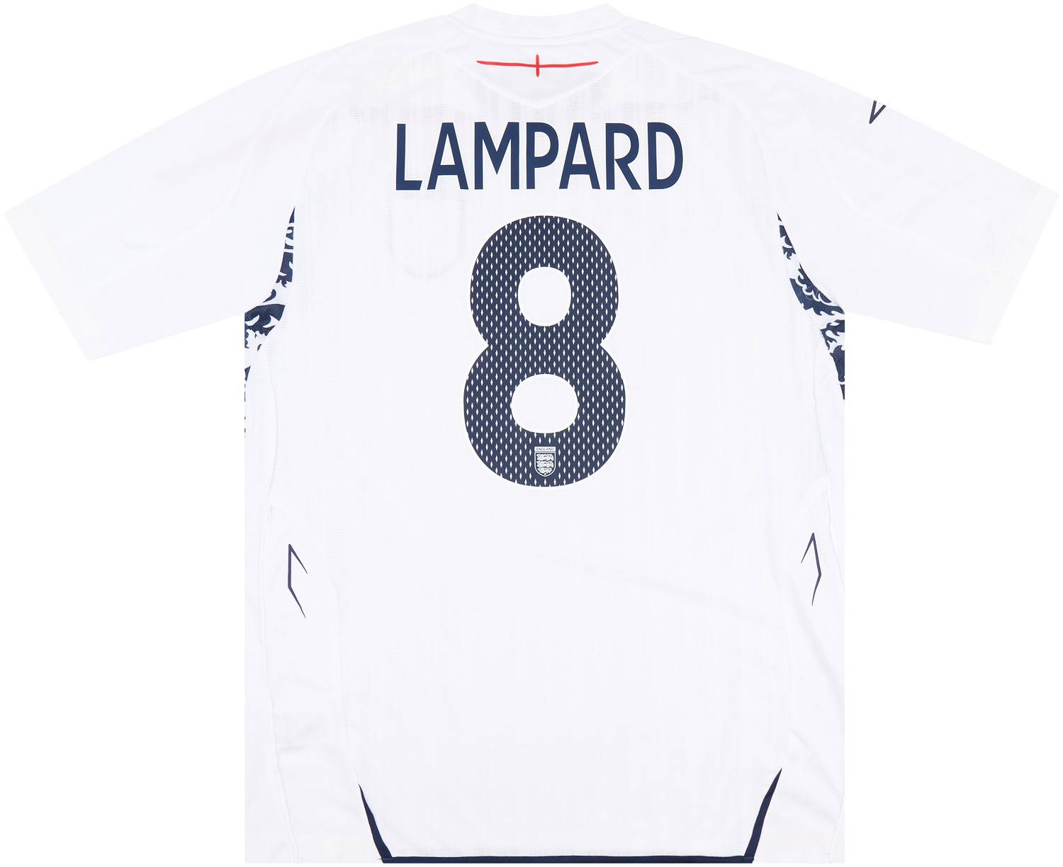 2007-09 England Home Shirt Lampard #8