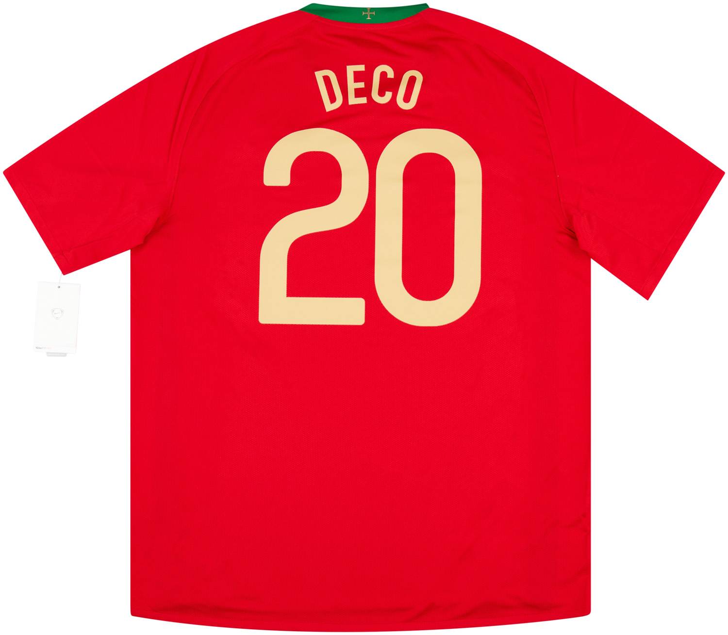 2008-10 Portugal Home Shirt Deco #20