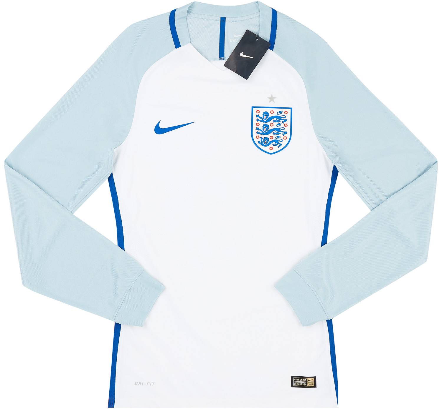 2016-17 England Player Issue Home L/S Shirt S