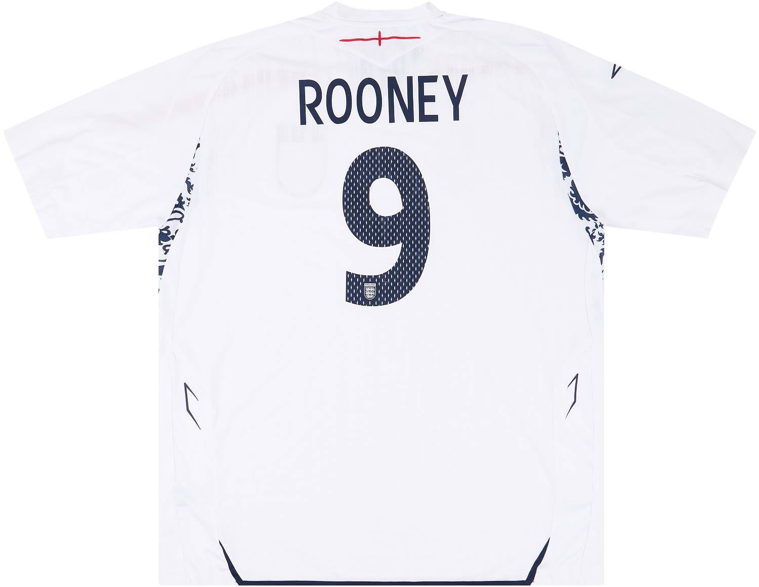2007-09 England Home Shirt Rooney #9