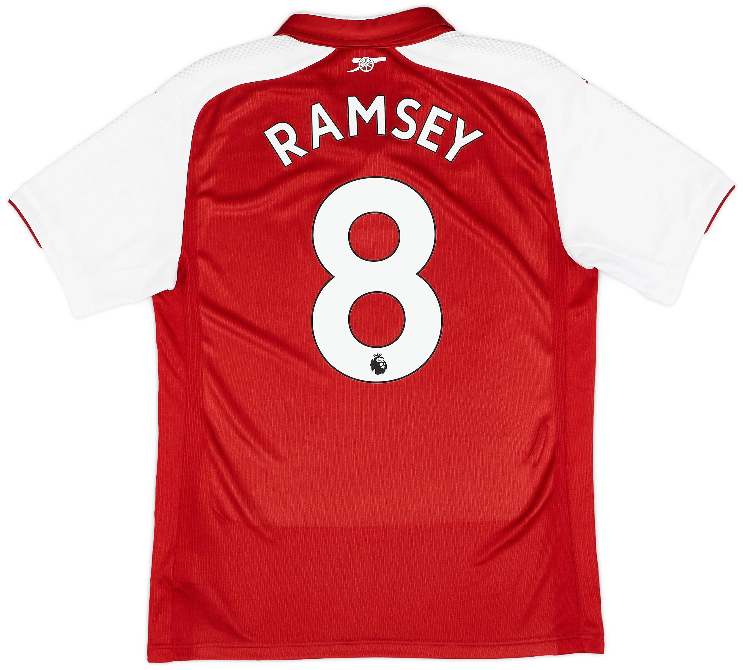 2017 18 Arsenal Home Shirt Ramsey 8 Excellent 9 10 M