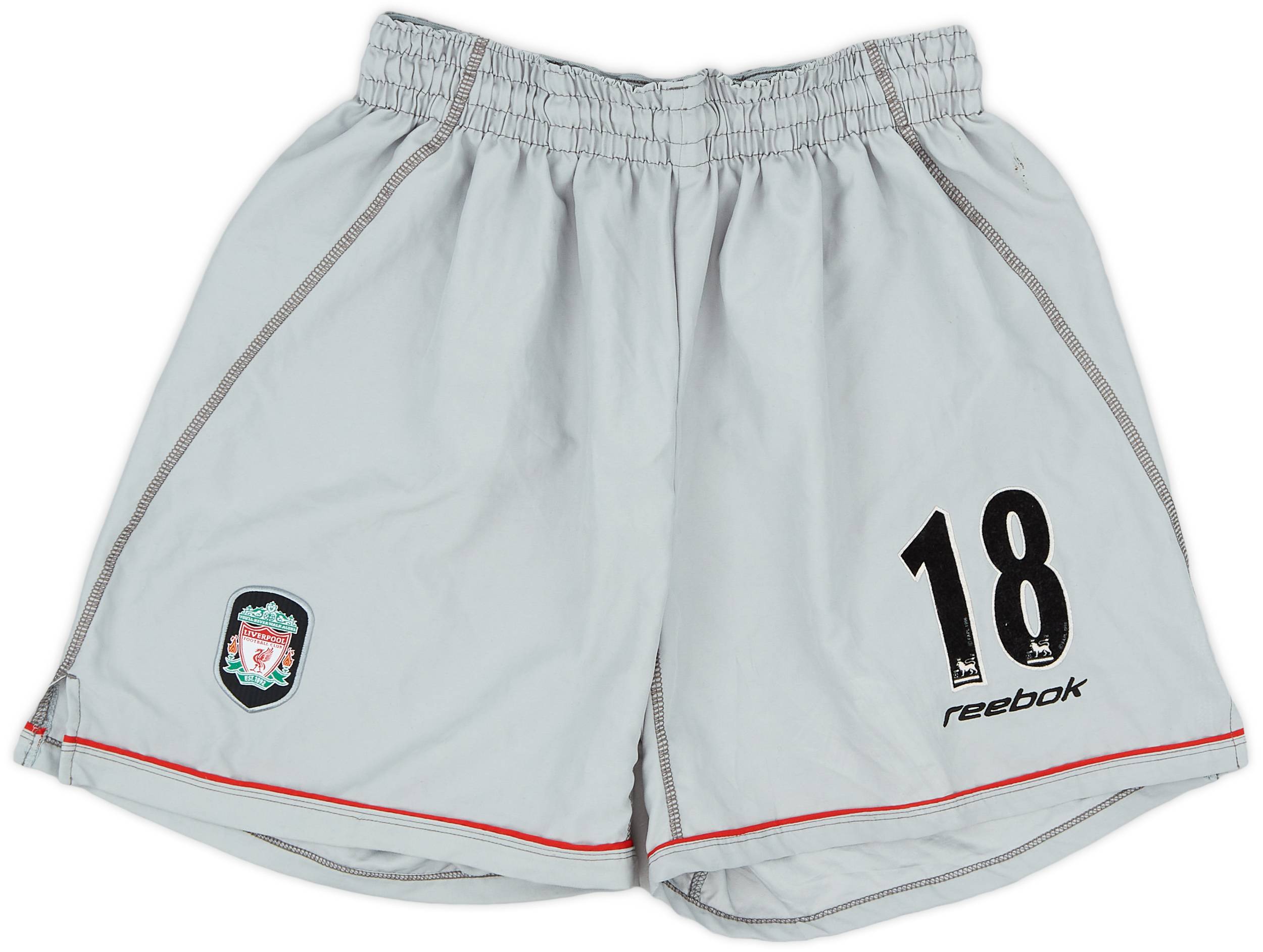 2002-03 Liverpool Player Issue GK Shorts #18 - 8/10 - (M)
