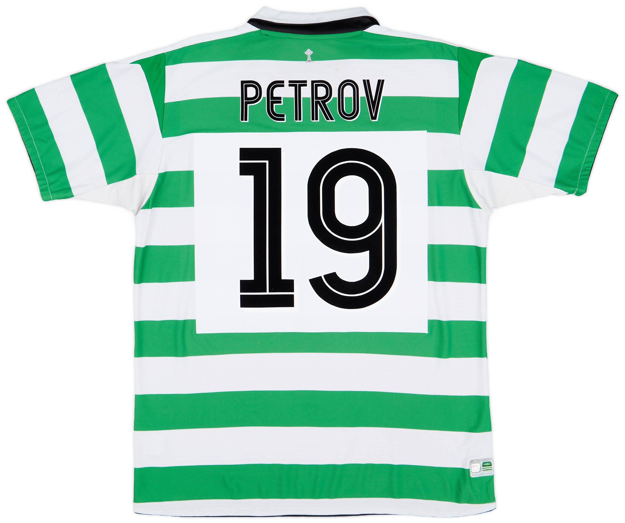 2004-05 Celtic Home Shirt Petrov #19 - 6/10 - (L)