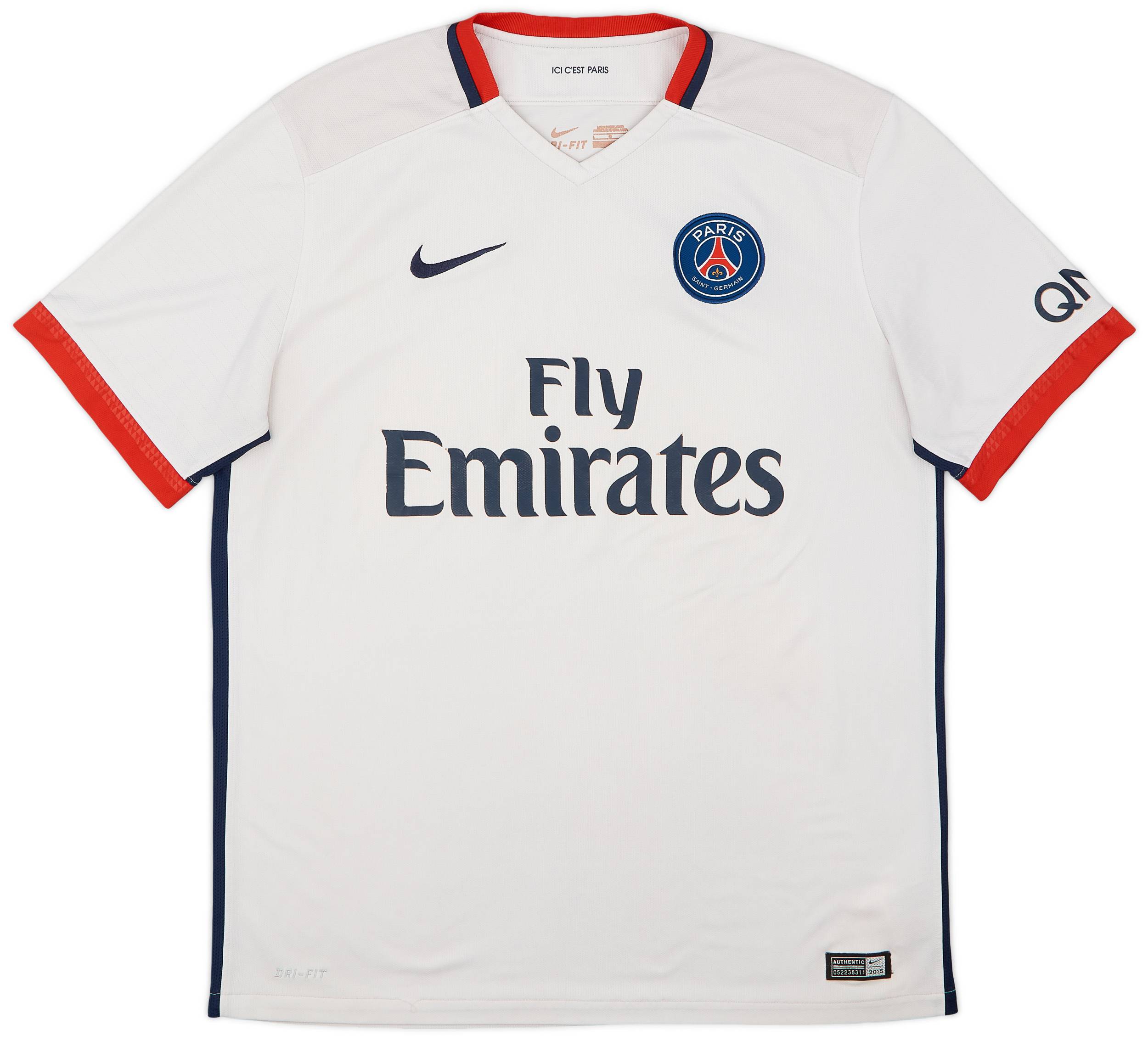 2015-16 Paris Saint-Germain Away Shirt - 6/10 - (L)