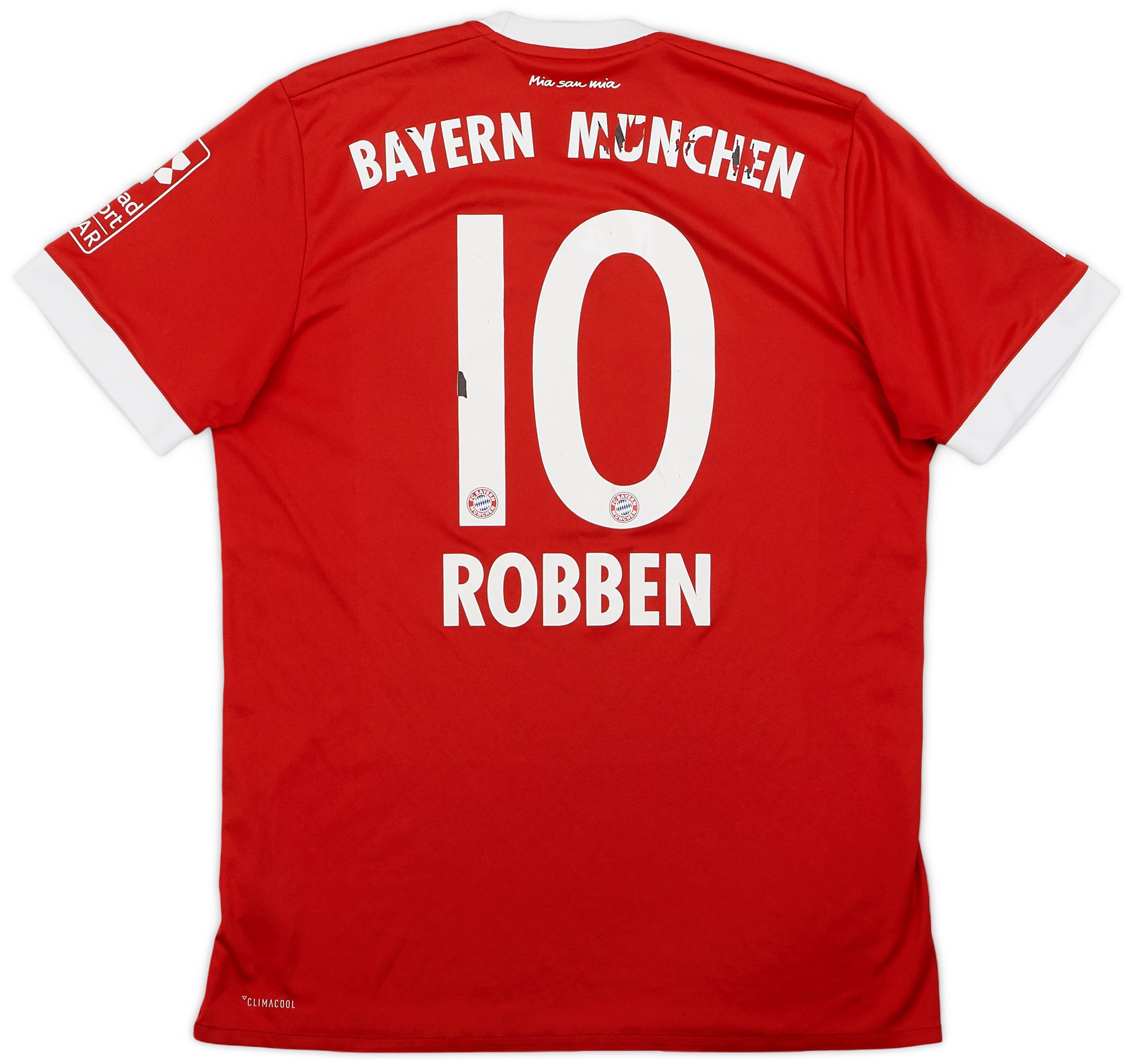 2017-18 Bayern Munich Home Shirt Robben #10 - 5/10 - (M)