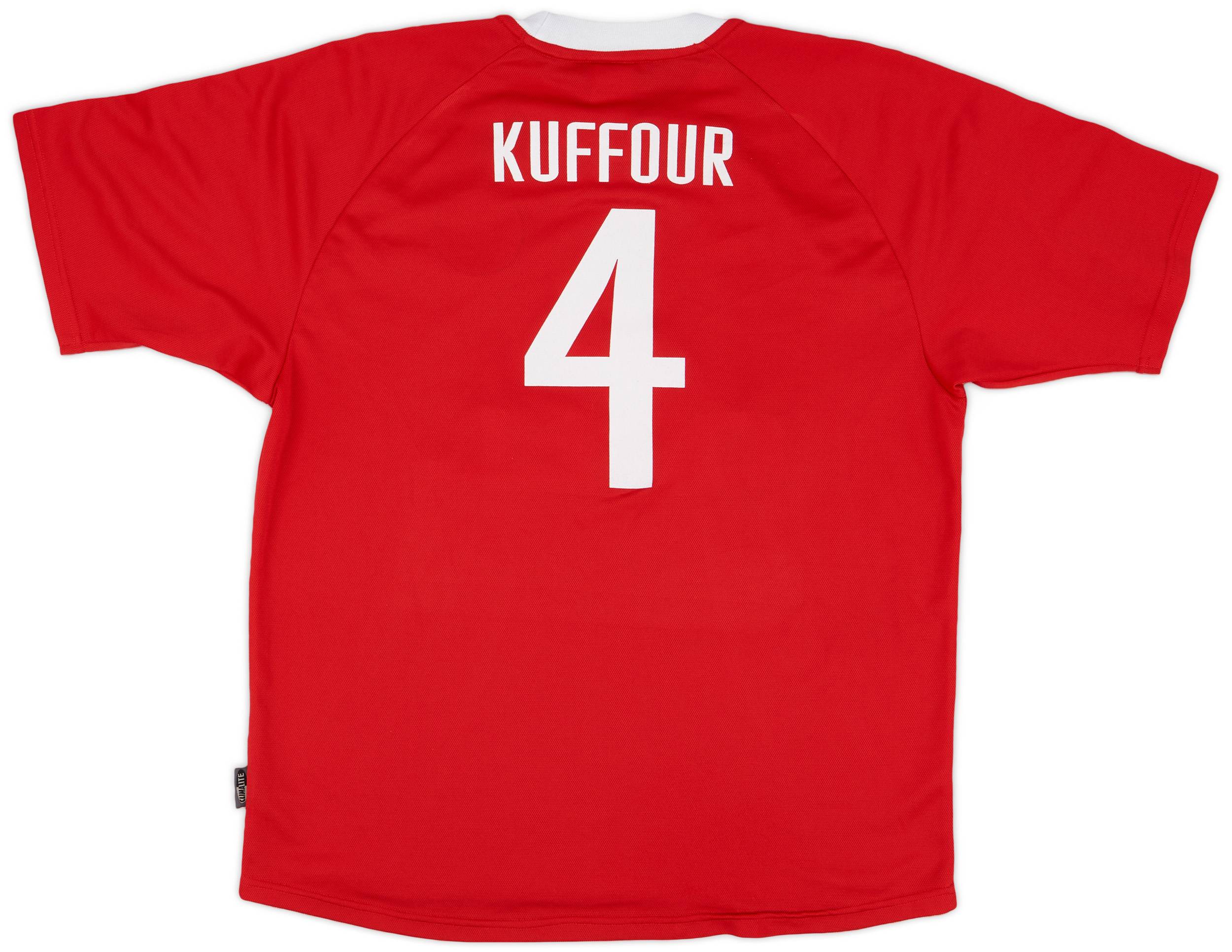 2000-01 Bayern Munich CL Home Shirt Kuffour #4 - 6/10 - (L)