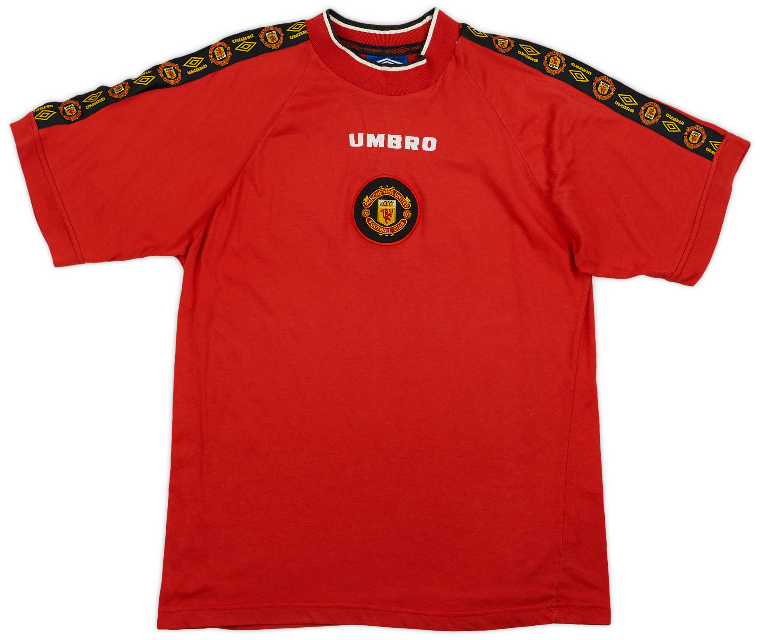 1996-97 Manchester United Umbro Training Shirt - 8/10 - (L)