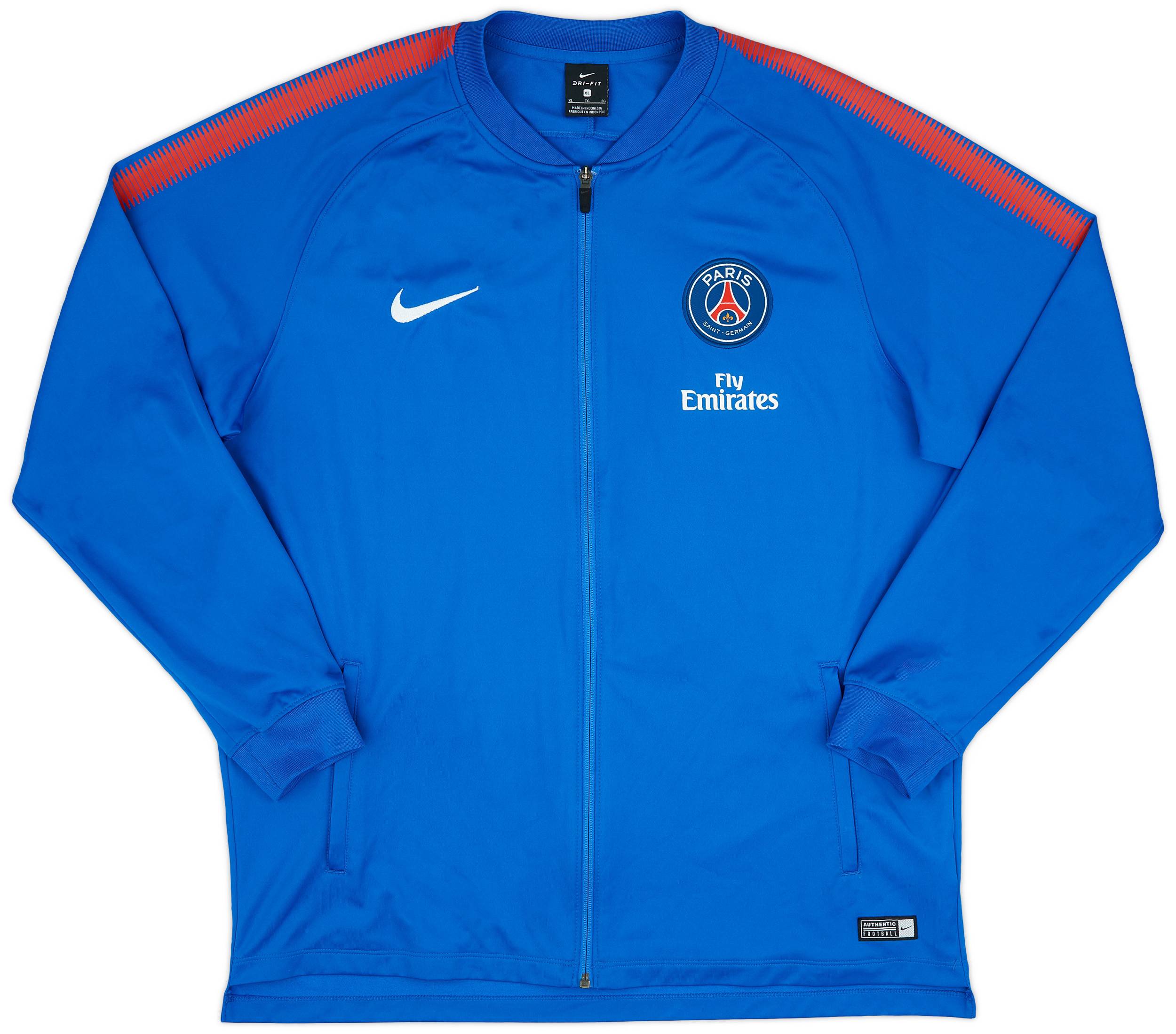 2018-19 Paris Saint-Germain Nike Track Jacket - 8/10 - (XL)