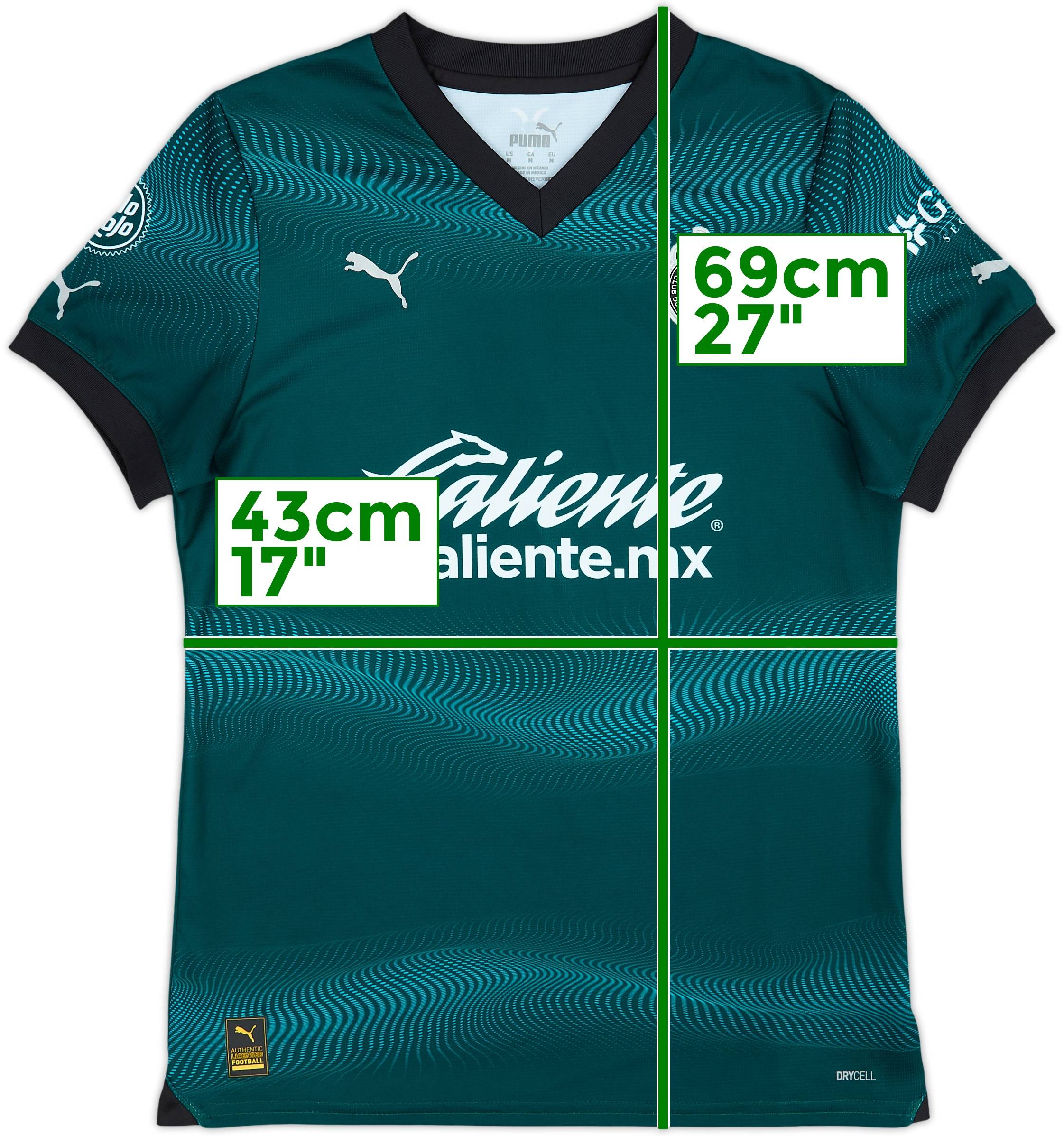 2023-24 Chivas Guadalajara Authentic Third Shirt - 10/10 - (Women's M)