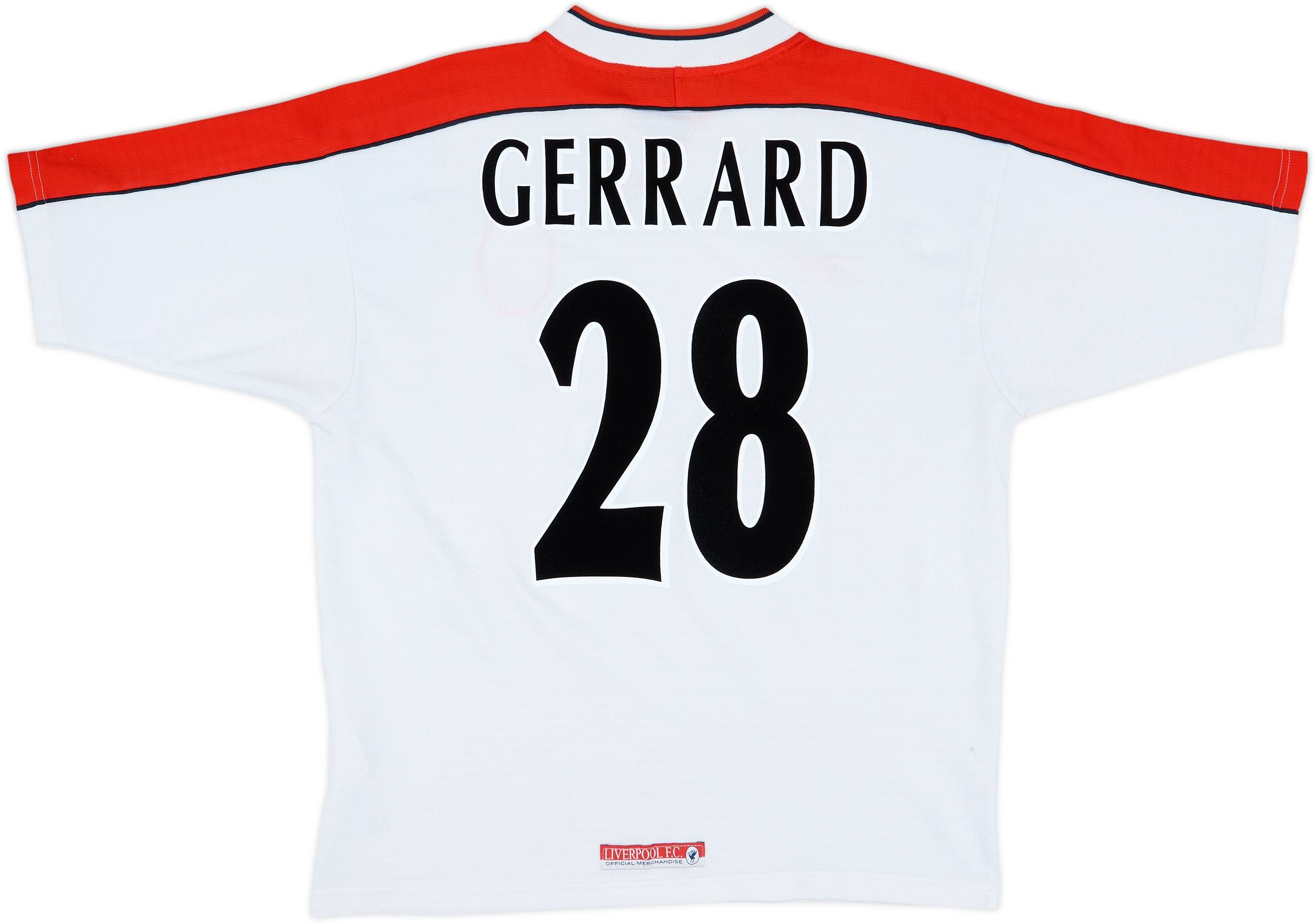 GERRARD リバプールアウェイユニホーム 1998-99 Liverpool Away Shirt Gerrard #28 - 5/10 - (L)