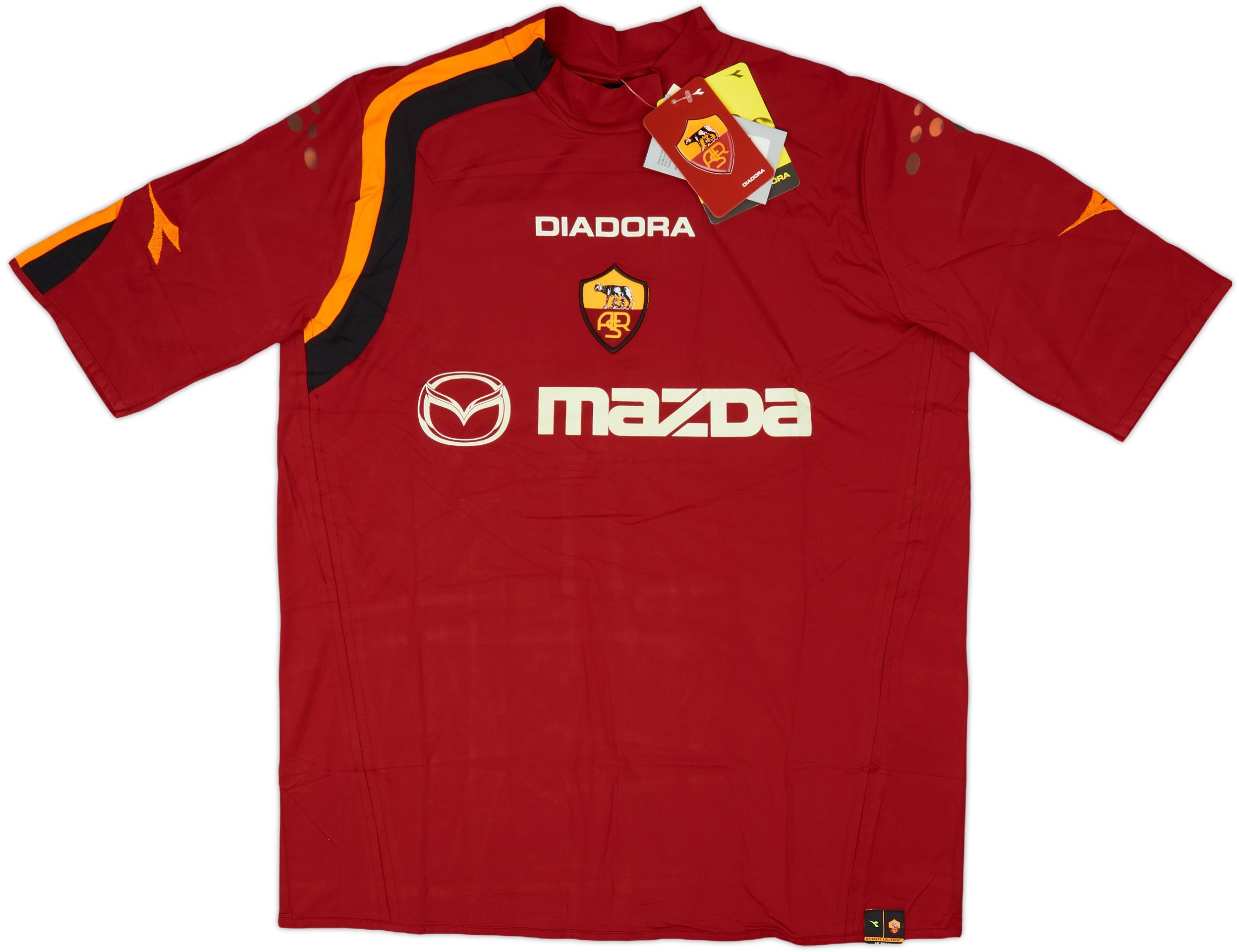 デッドストック カッパ ASローマ 半袖ユニフォーム L #18 CASSANO 2004-05 Roma Home Shirt Cassano #18 (XXL)