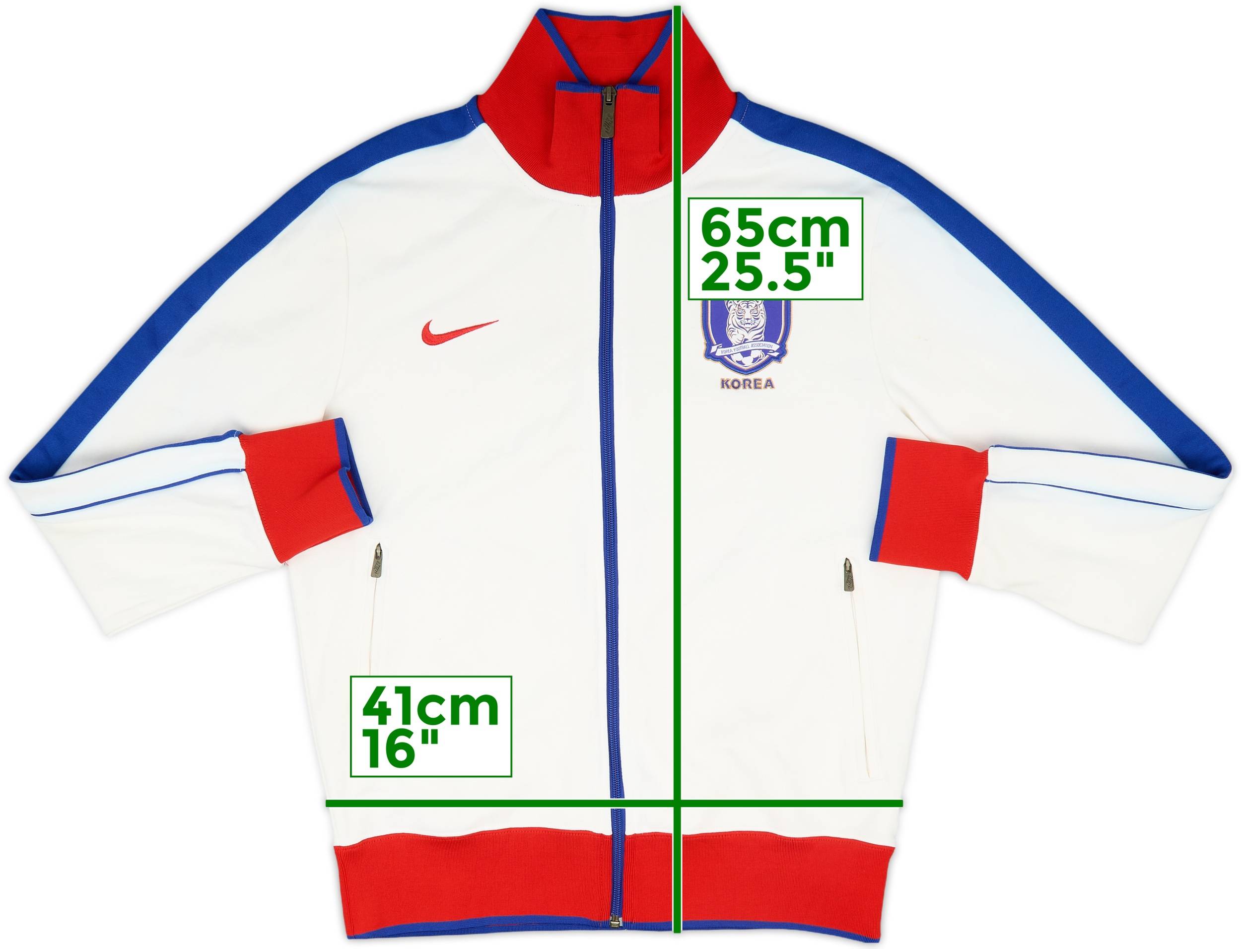 NIKE x KOREA 韓国代表古着トラックジャケットレッドダブルジップJ69 NIKE x KOREA 韓国代表古着トラックジャケットレッドダブル