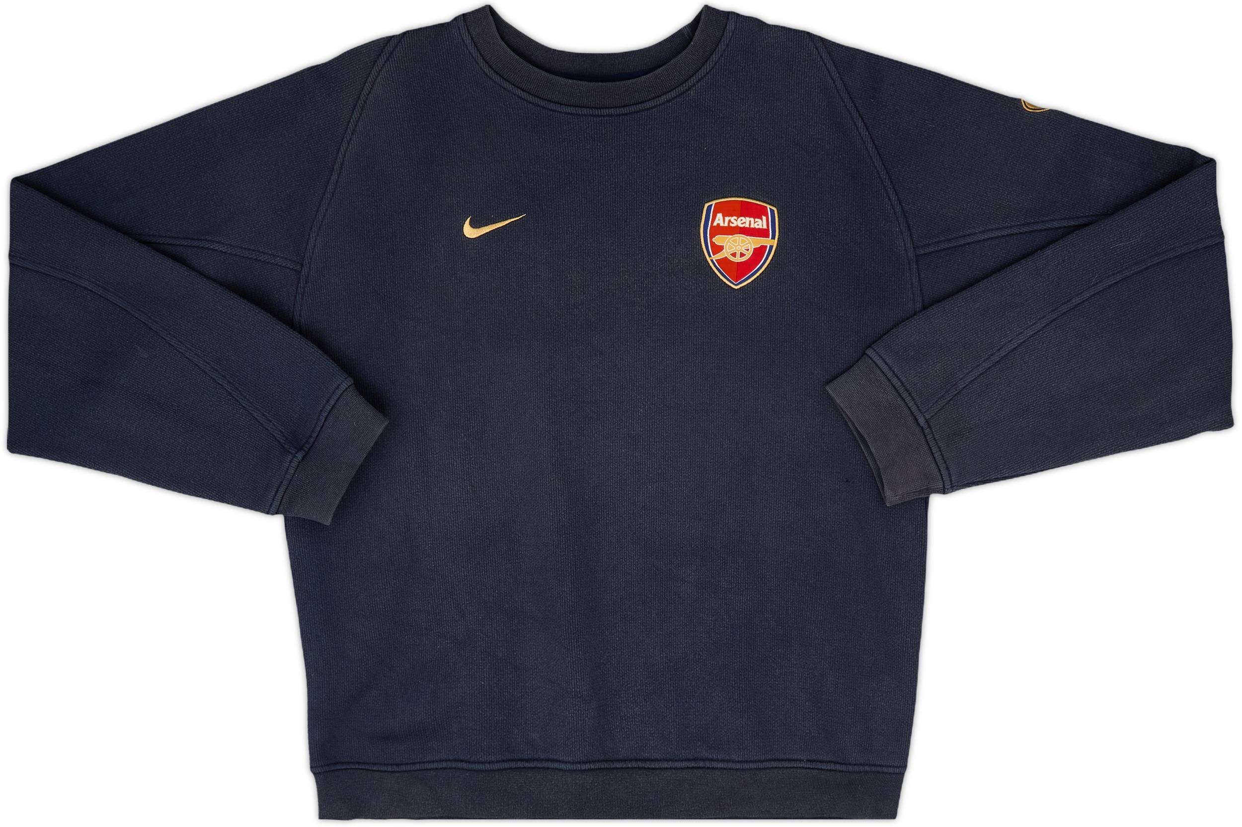 2003-04 Arsenal Nike Fleece Sweat Top - 5/10 - (S)