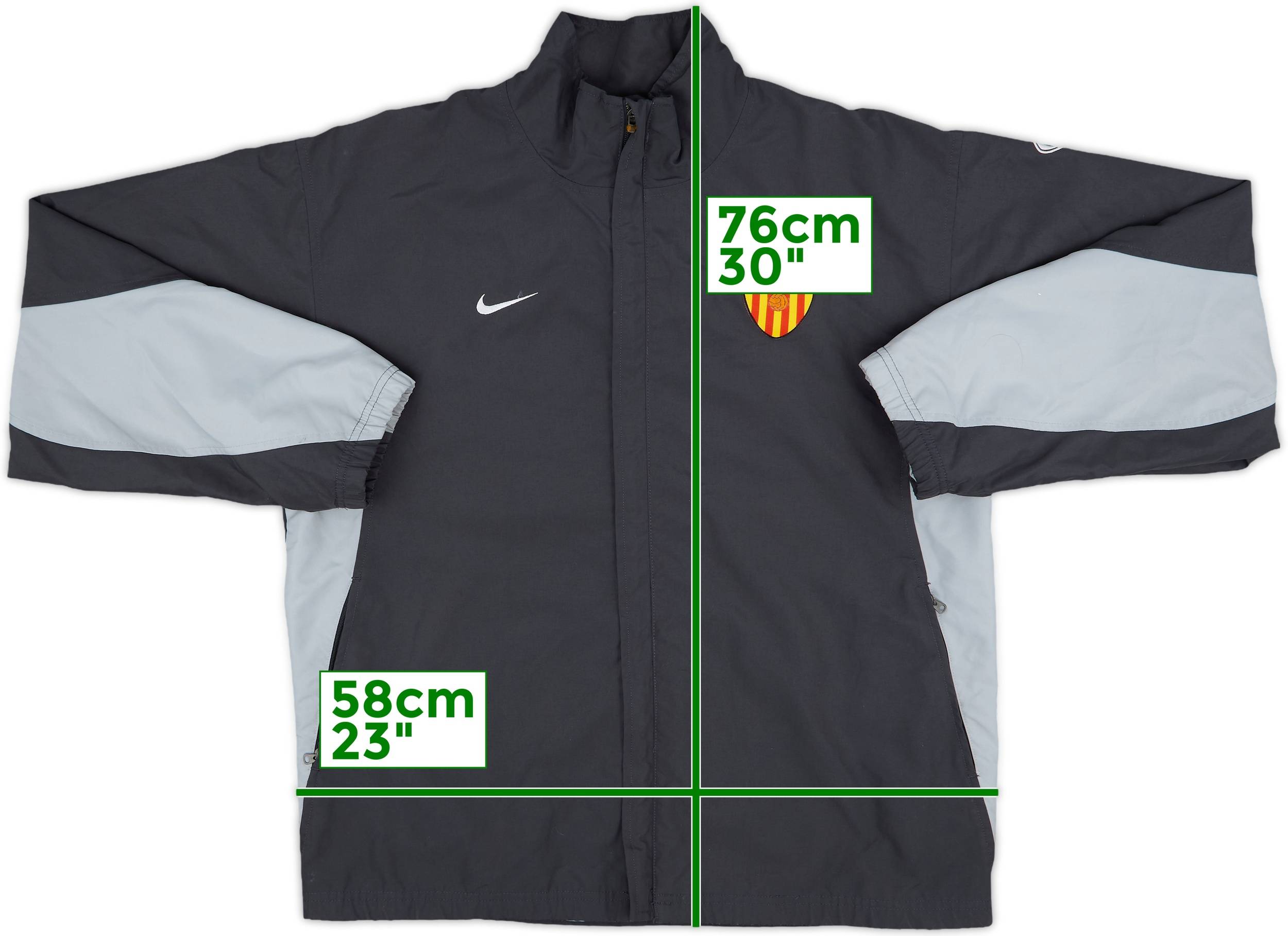 2003-04 Valencia Nike Track Jacket - 8/10 - (M)