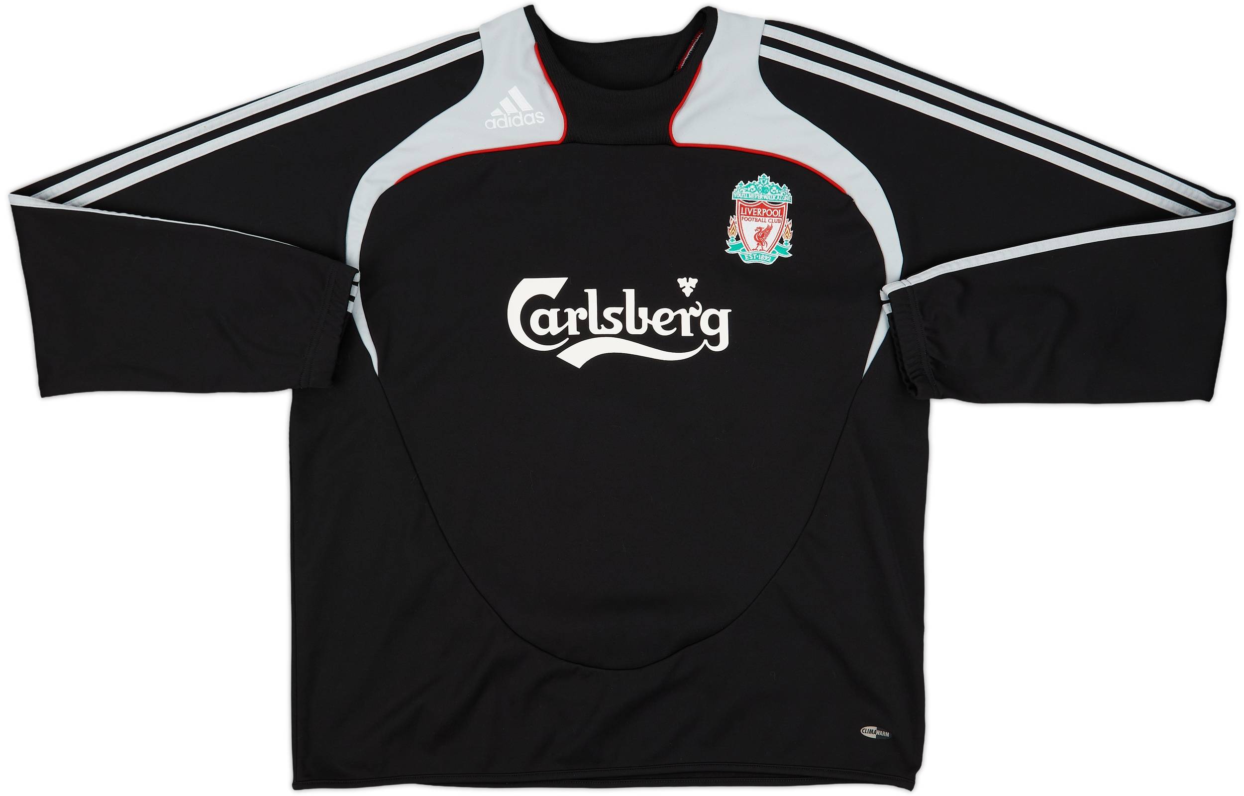 2008-09 Liverpool adidas Sweat Top - 10/10 - (XL/XXL)