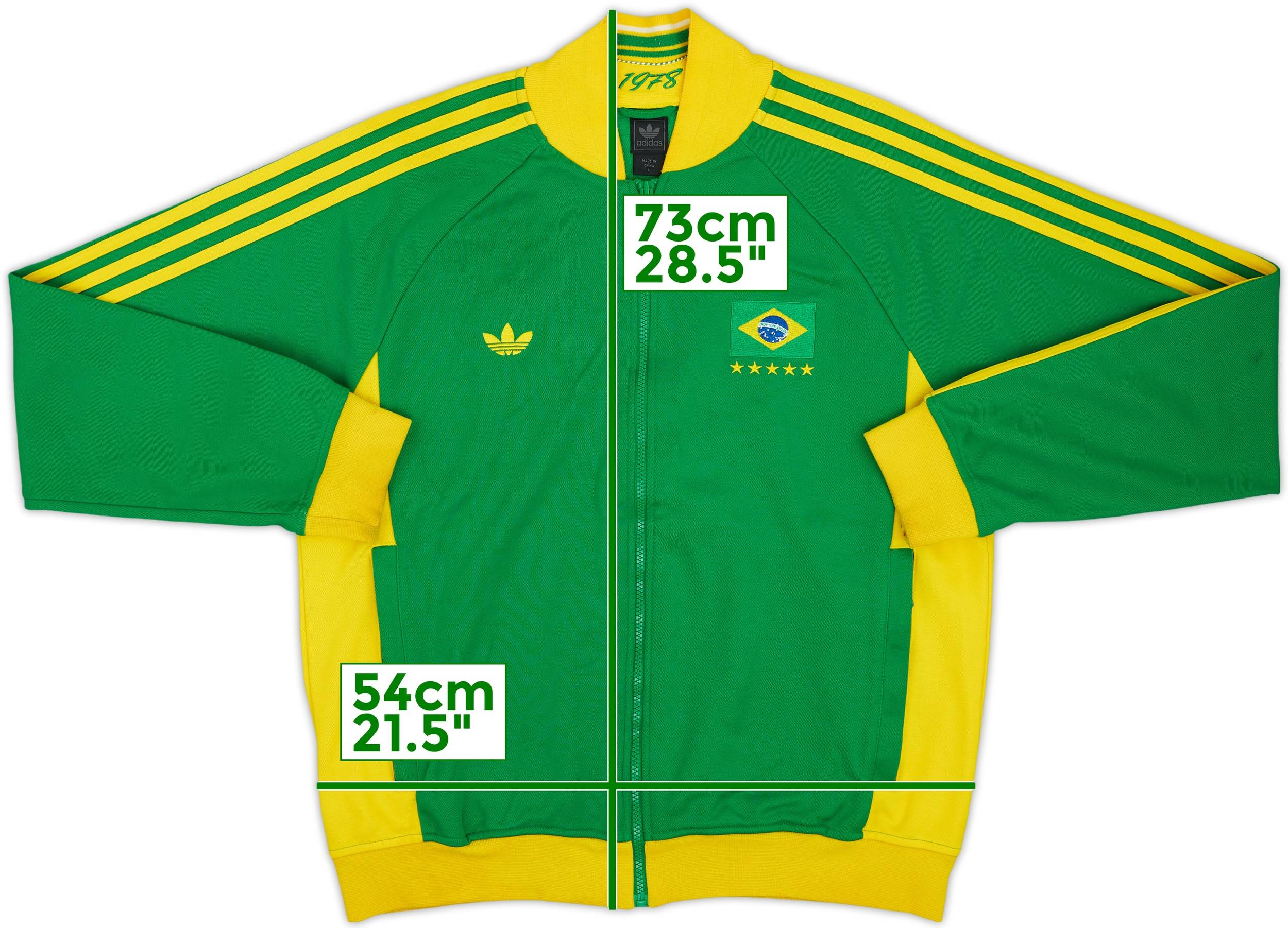 トップス 00s adidas BRASIL Track Jacket M 2005-06 Brazil adidas Originals Track Jacket - 6/10 - (M)