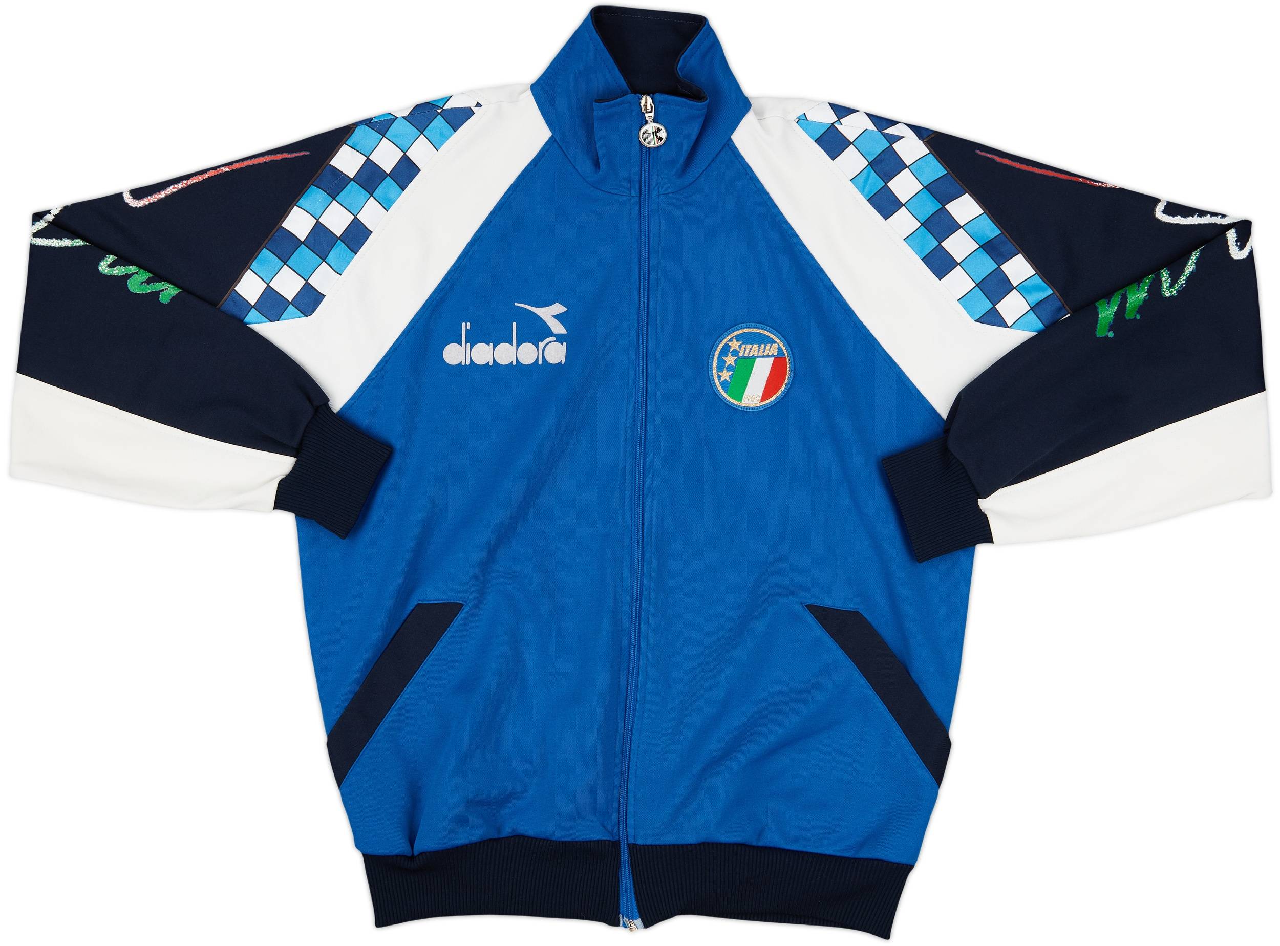 1990 Italy Diadora Track Jacket - 3/10 - (L)