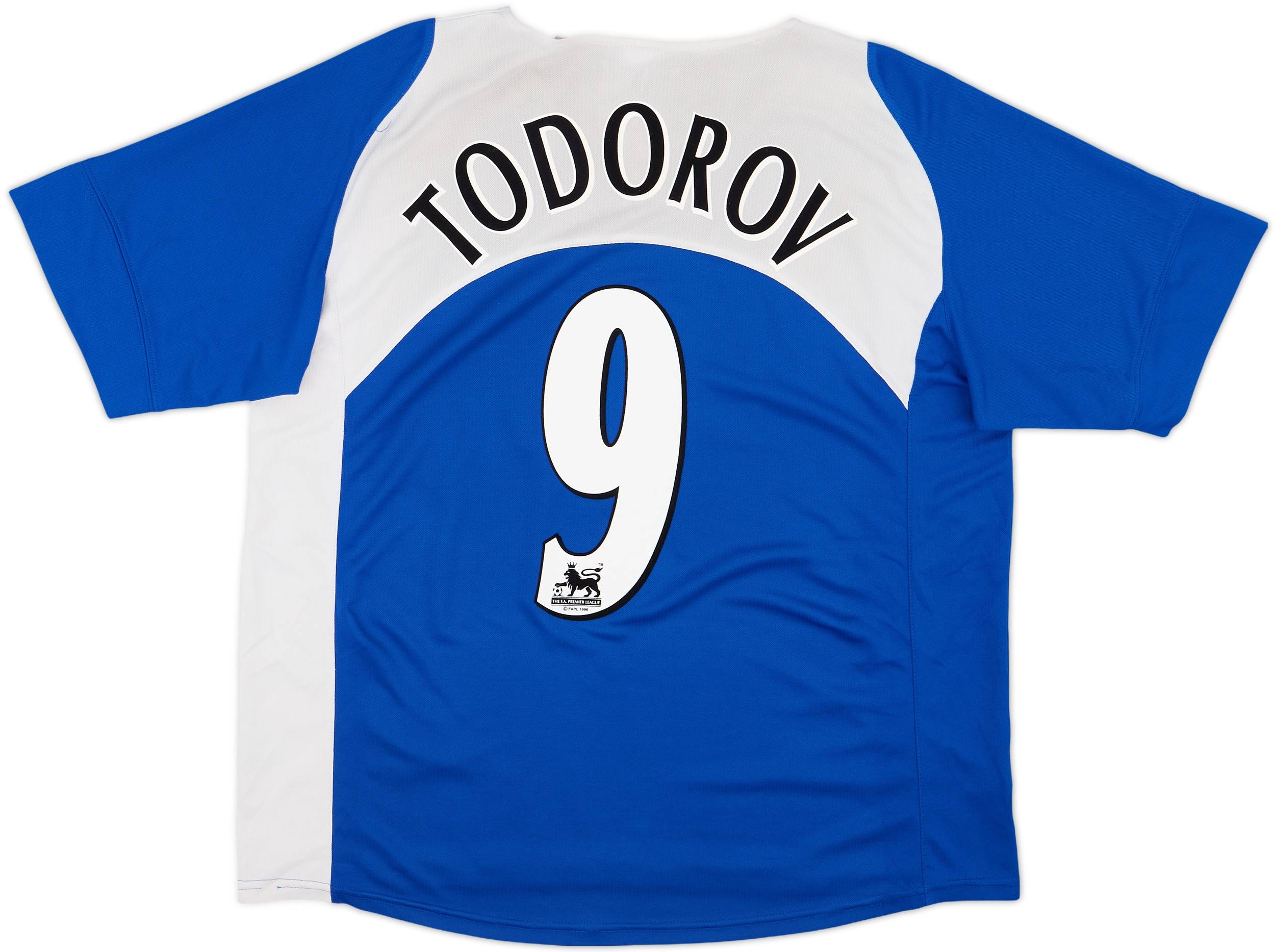 2005-06 Portsmouth Home Shirt Todorov #9 - 6/10 - (L)