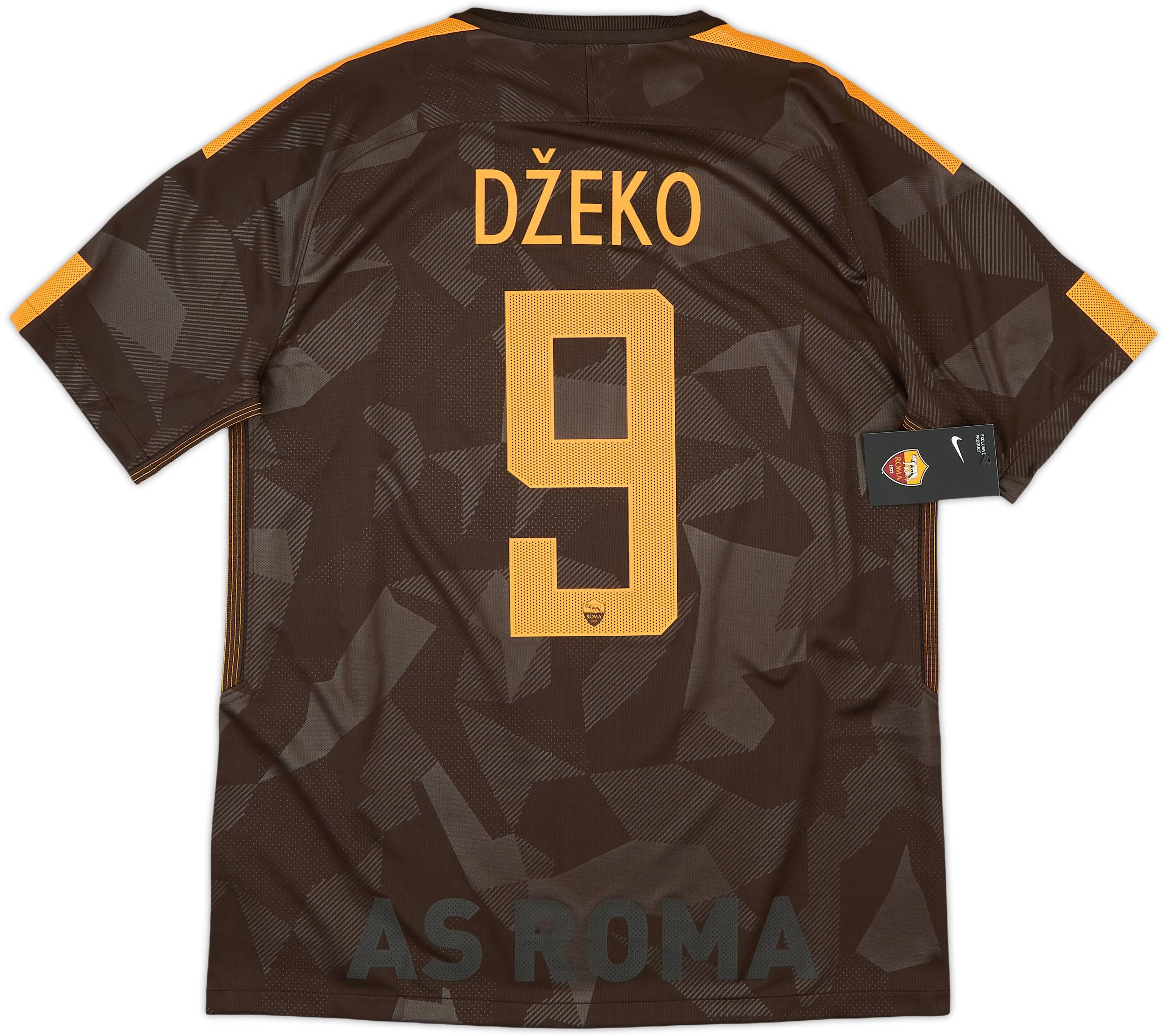 2017-18 Roma Third Shirt Dzeko #9 (L)