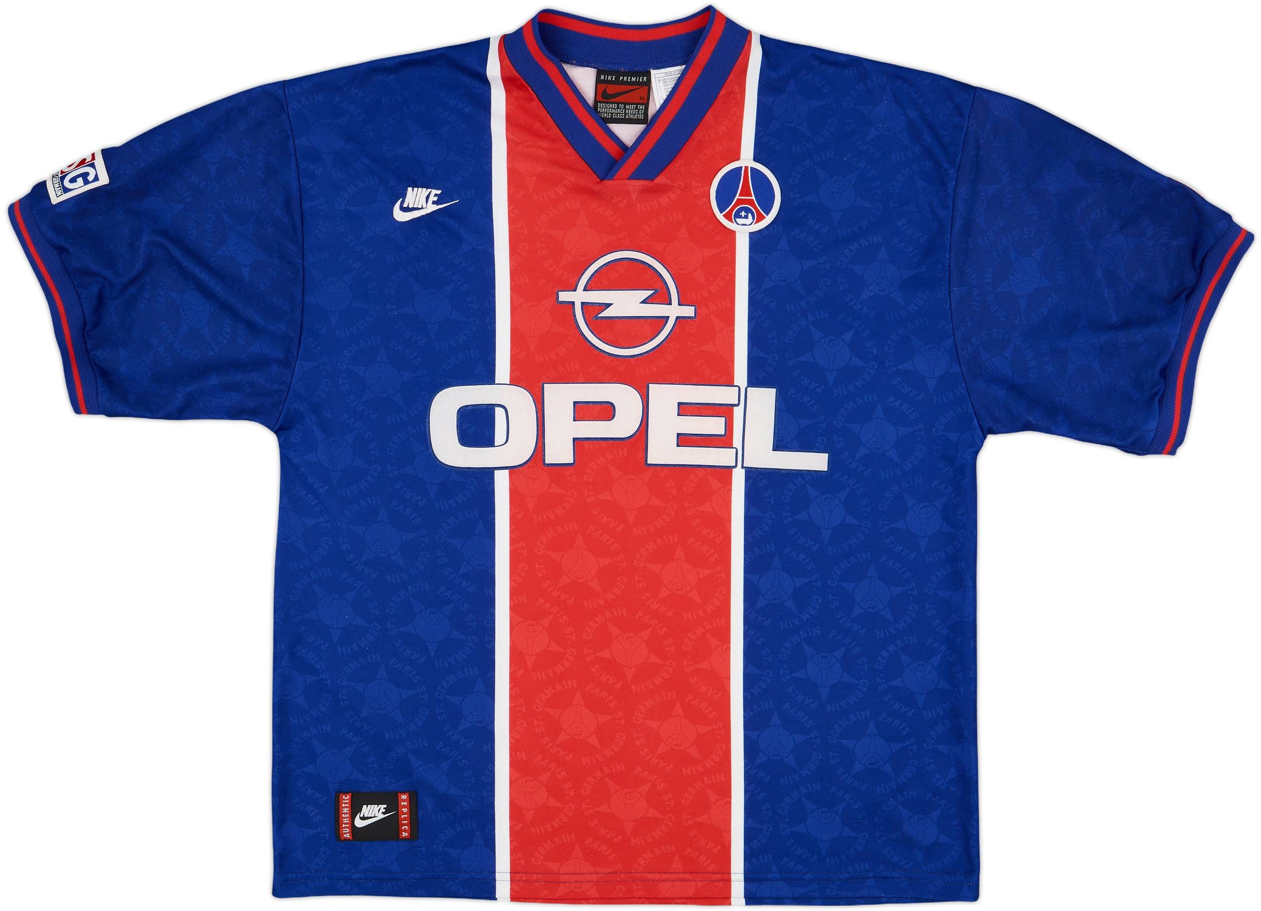 1995-96 Paris Saint-Germain Home Shirt - 9/10 - (XL)